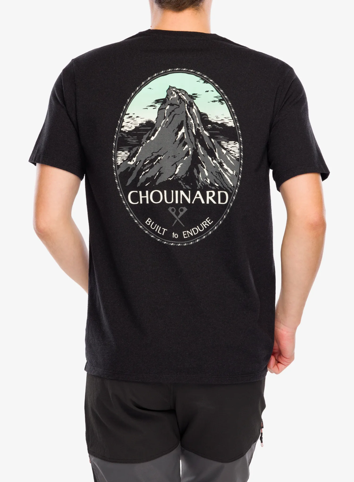 Pamučna majica Patagonia Chouinard Crest Pocket Responsibili-Tee - ink black
