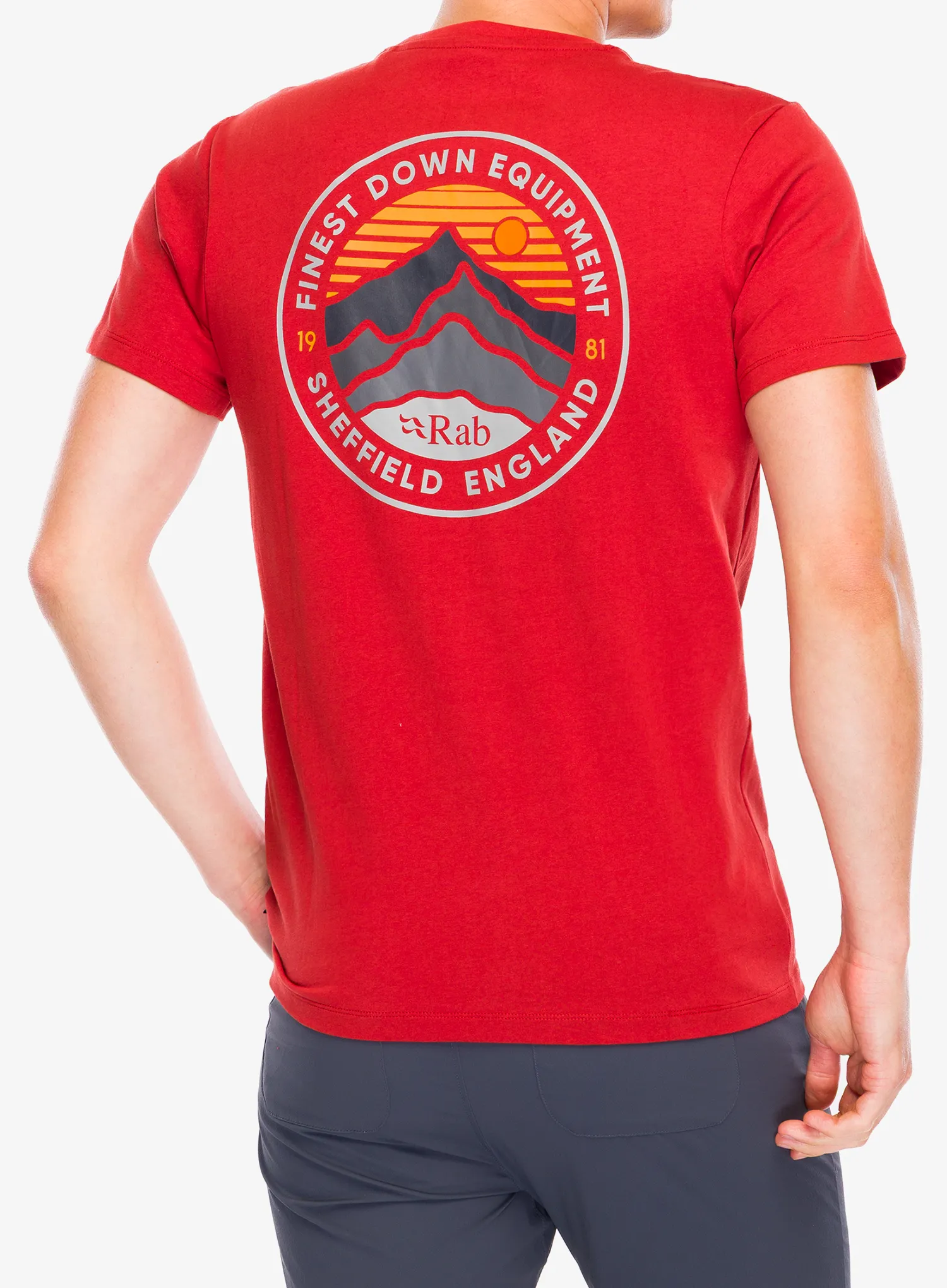 Pamučna majica Rab Basecamp 3 Peak Tee - red clay