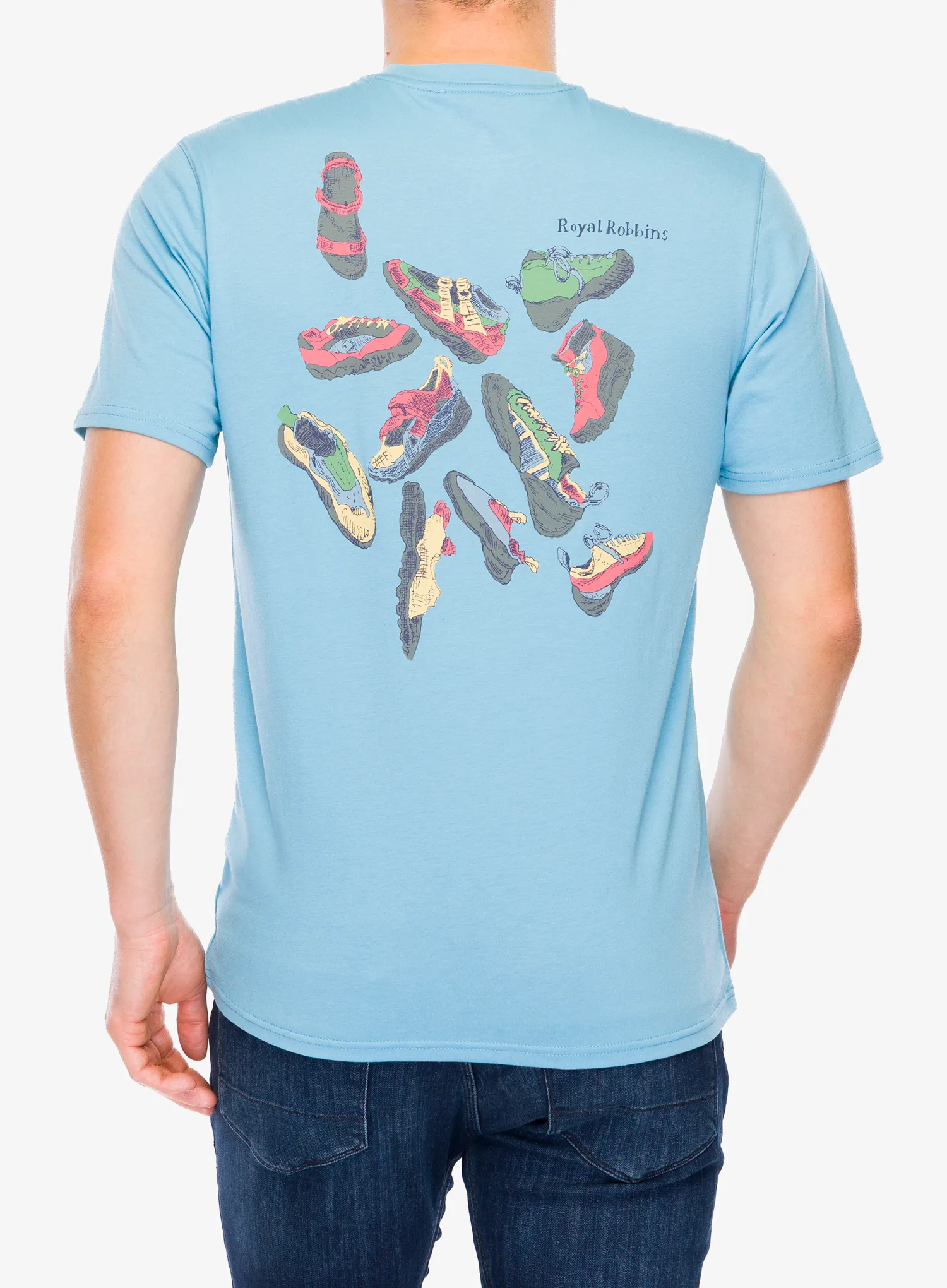 Pamučna majica Royal Robbins RR Graphic Tee - catalina shoe pt