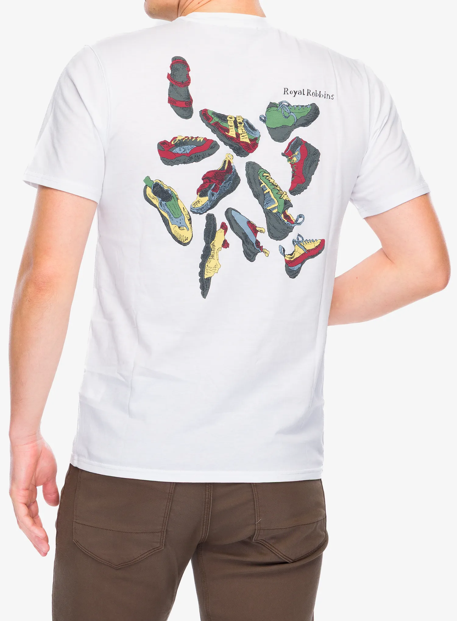 Pamučna majica Royal Robbins RR Graphic Tee - white shoe pt