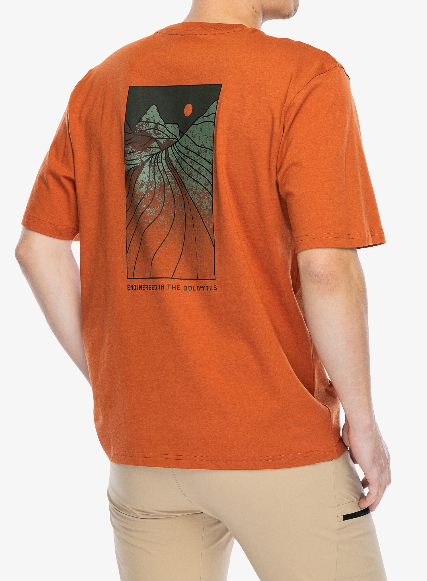 Pamučna majica Salewa Eagle Sunset Loose T-Shirt - bombay brown