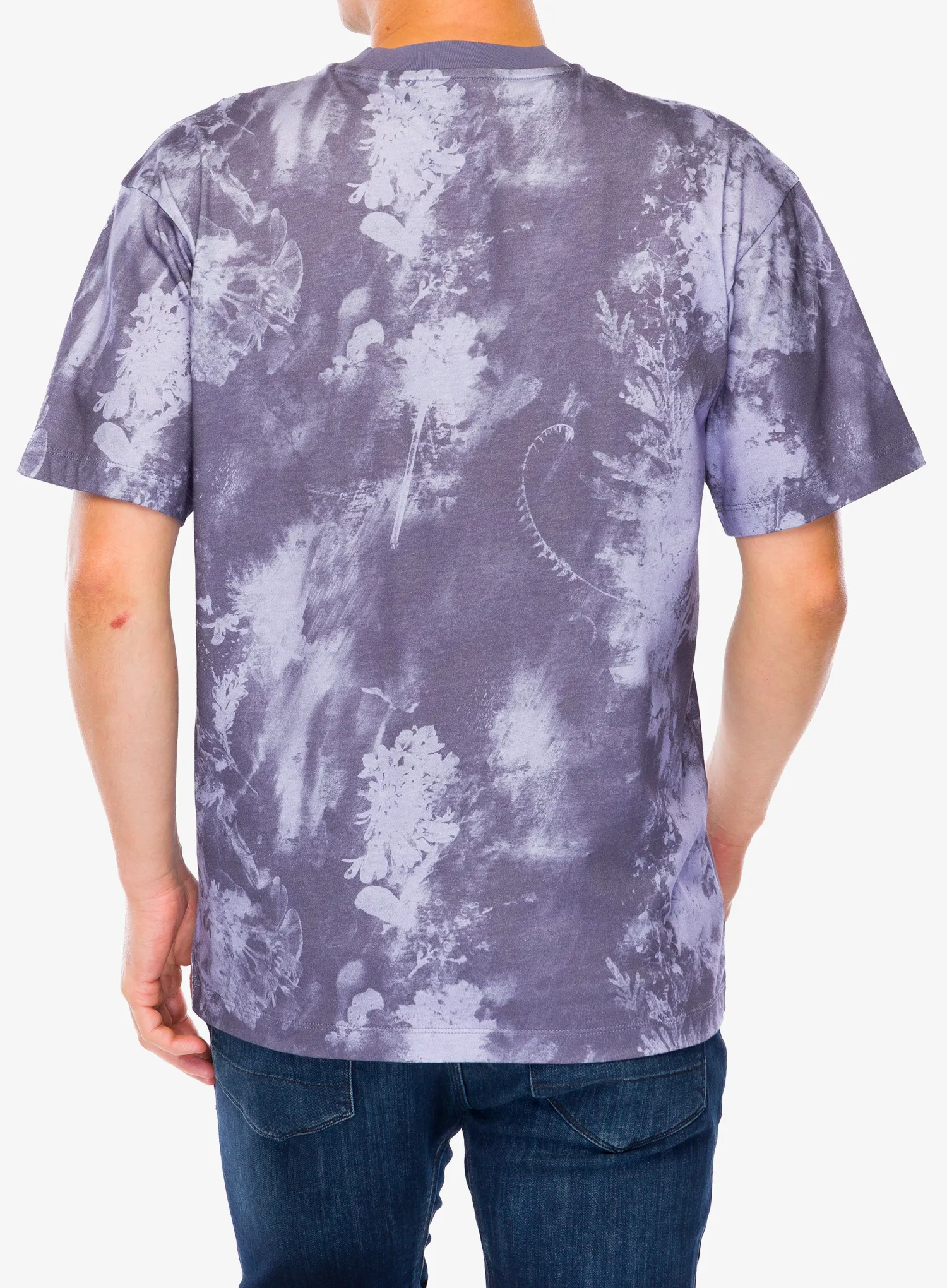Pamučna majica Salomon Canopy AO Print Tee - blue granite