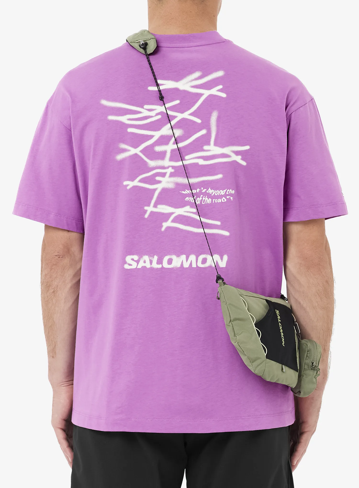 Pamučna majica Salomon Wild Rays S/S Tee - iris orchid