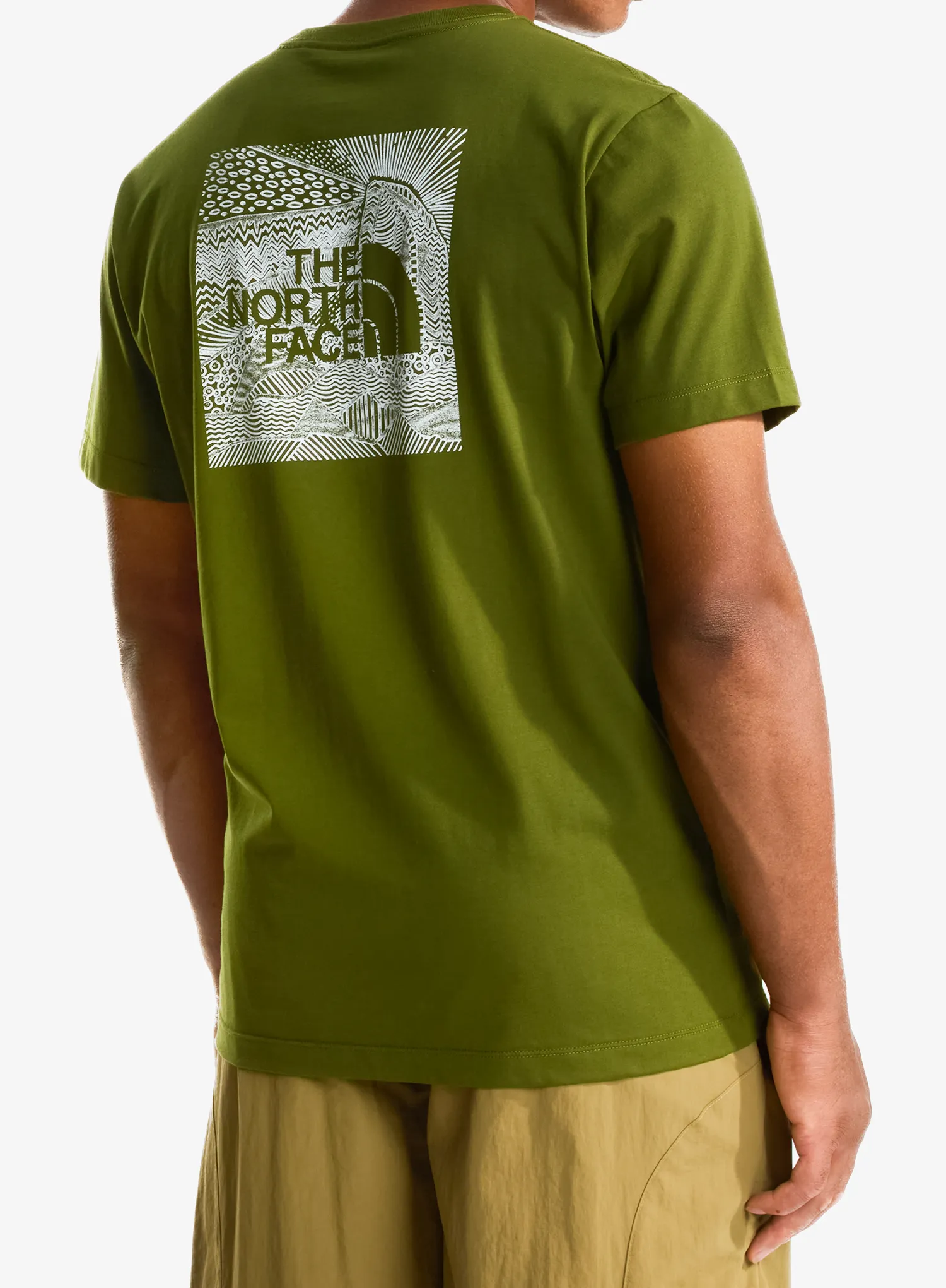 Pamučna majica The North Face Box NSE Celebration Reg SS Tee - woodland green