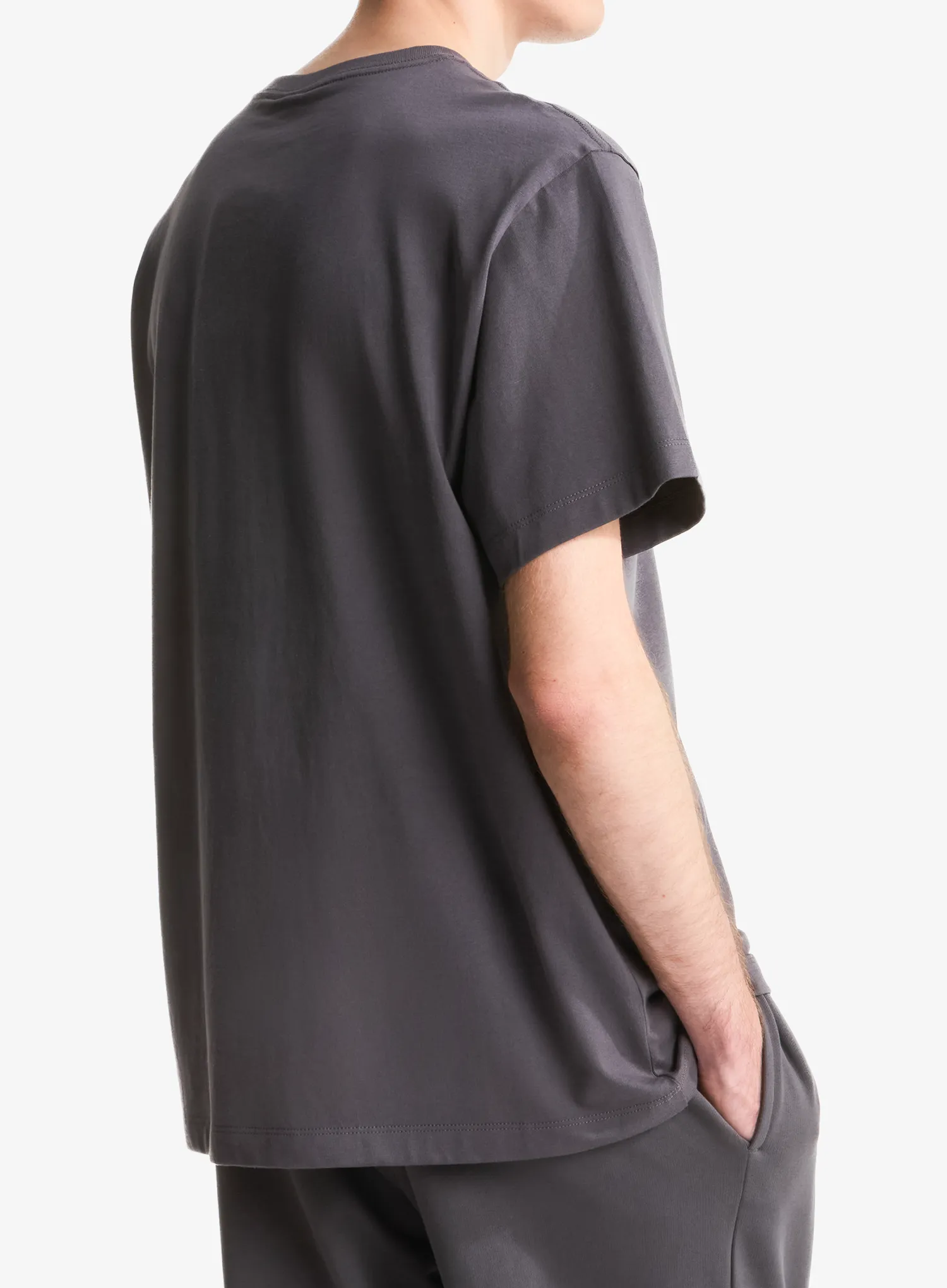 Pamučna majica The North Face Essential Center Logo Relaxed SS - anthracite grey