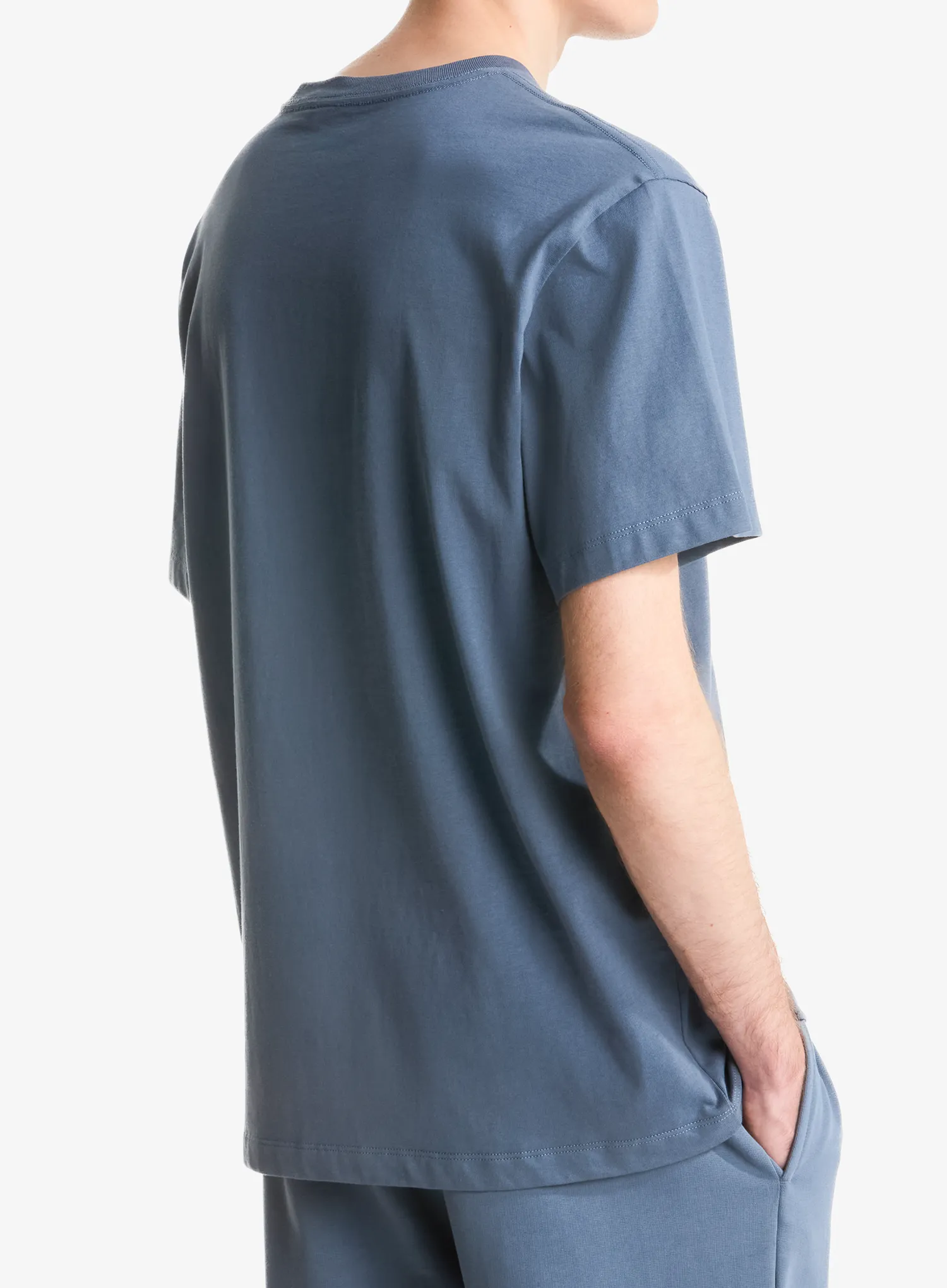 Pamučna majica The North Face Essential Center Logo Relaxed SS - granite grey