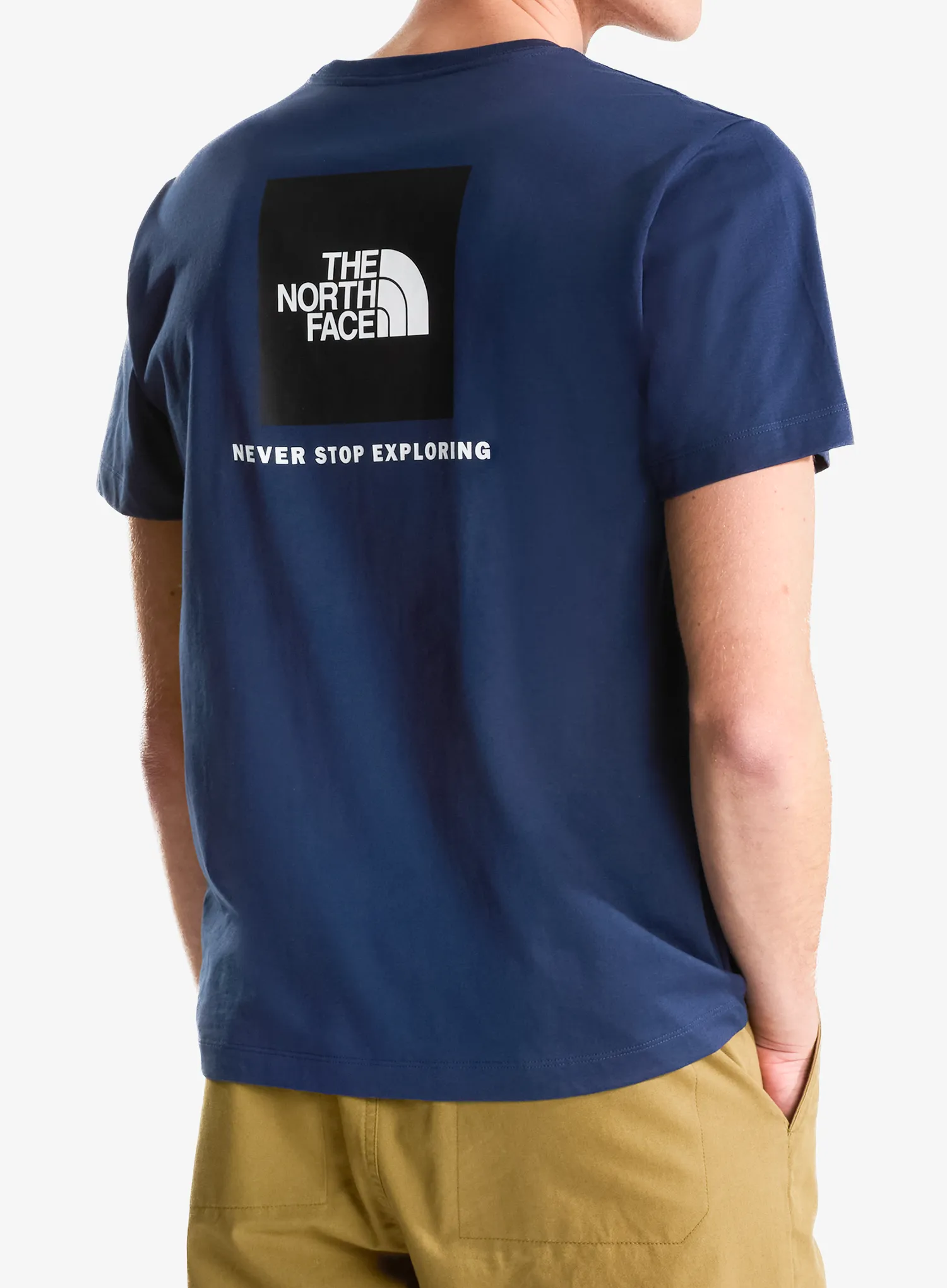 Pamučna majica The North Face Evolution Box Nse Regular Short Sleeve - summit navy