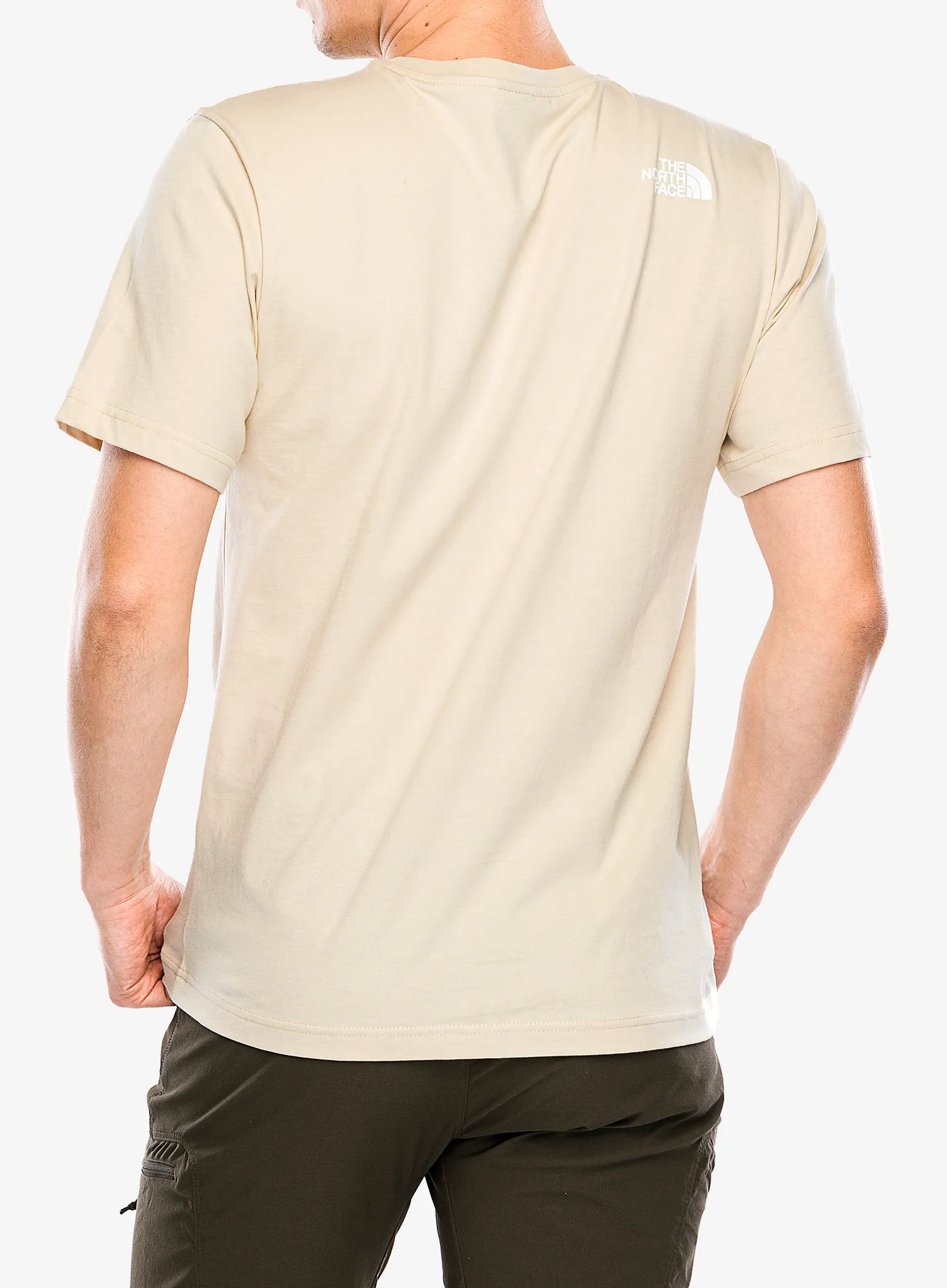 Pamučna majica The North Face S/S Mountain Line Tee - gravel