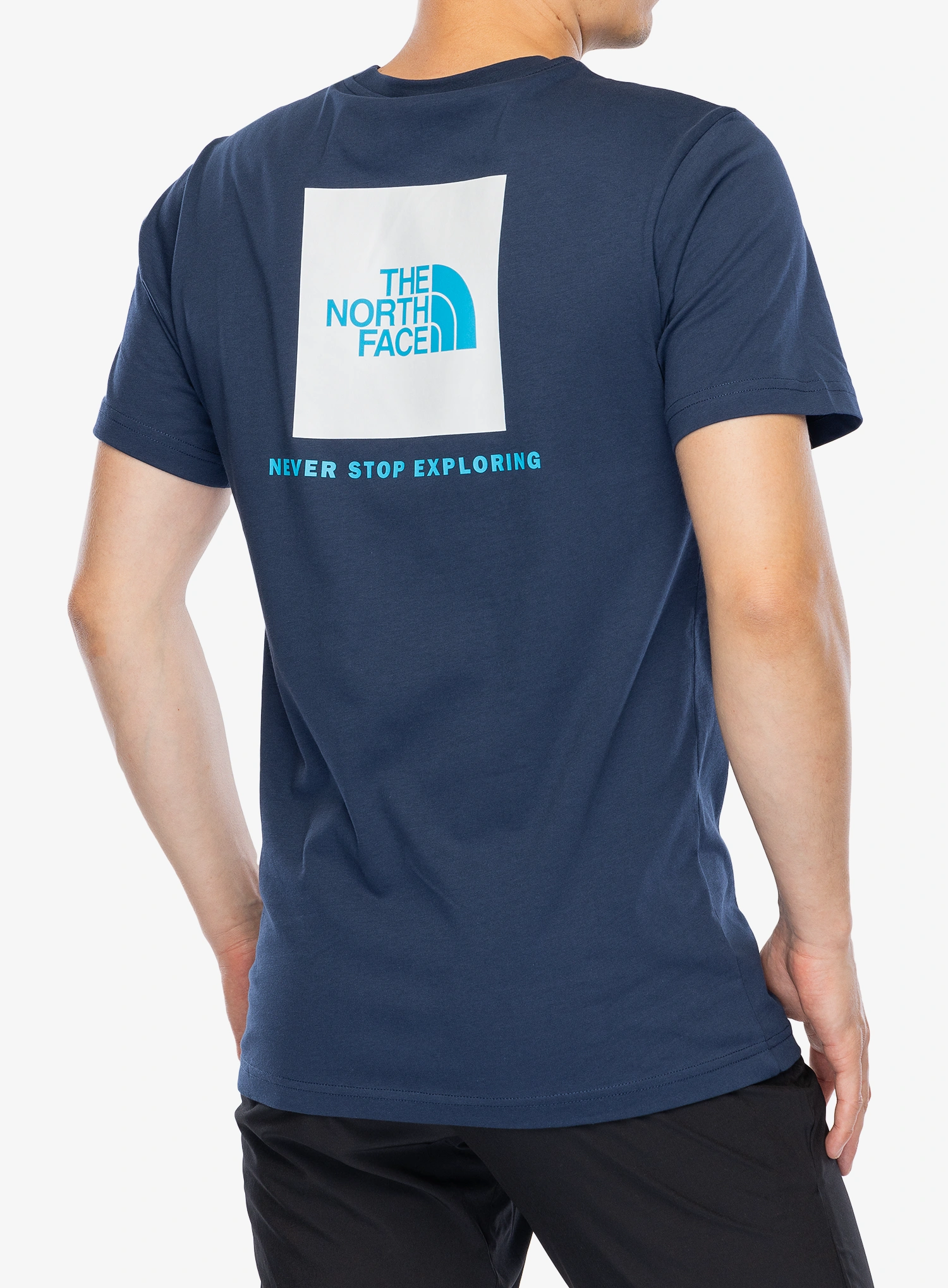 Pamučna majica The North Face S/S Redbox Tee - summit navy/tnf white