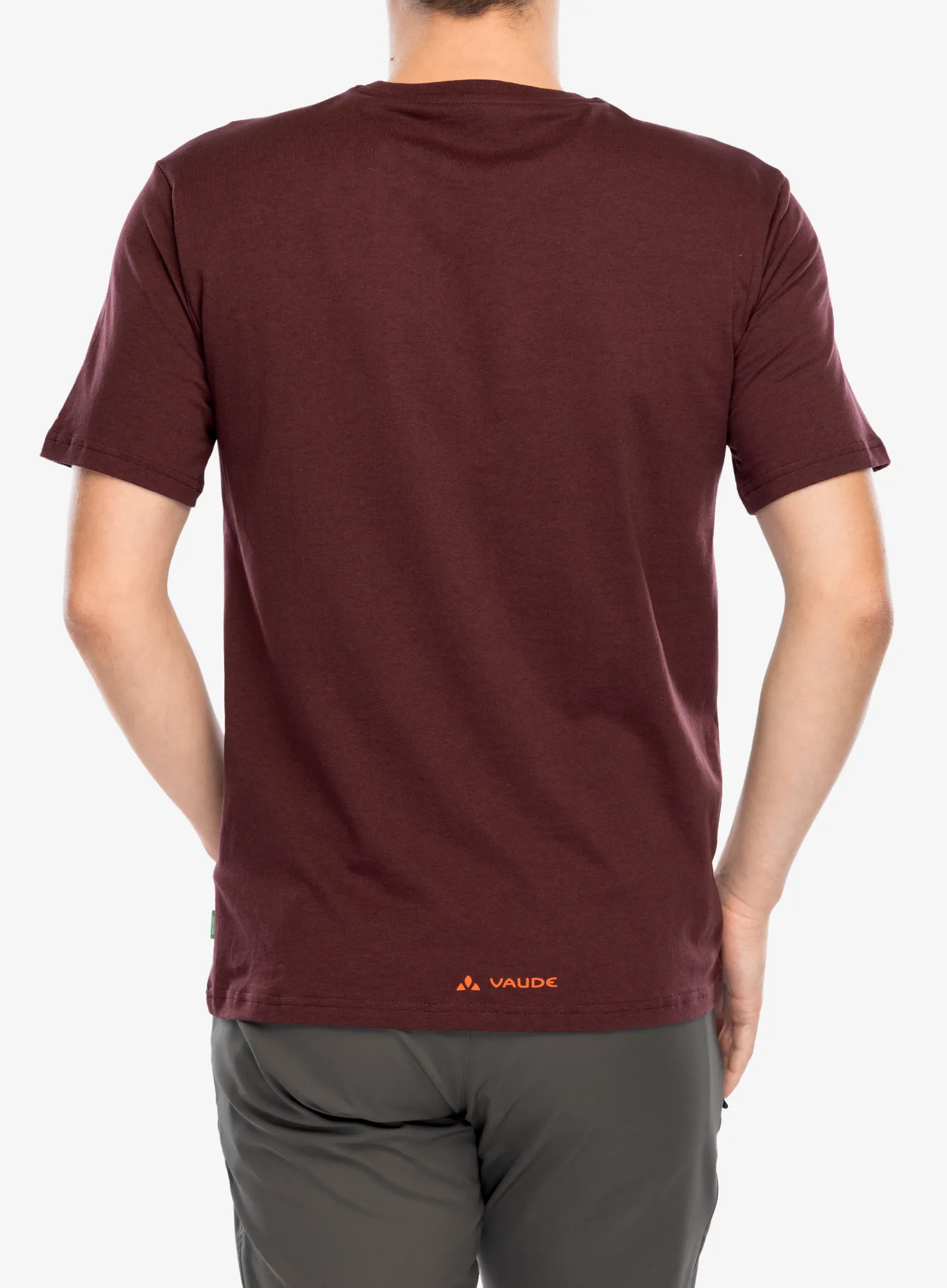 Pamučna majica Vaude Cyclist T-Shirt V - dark oak