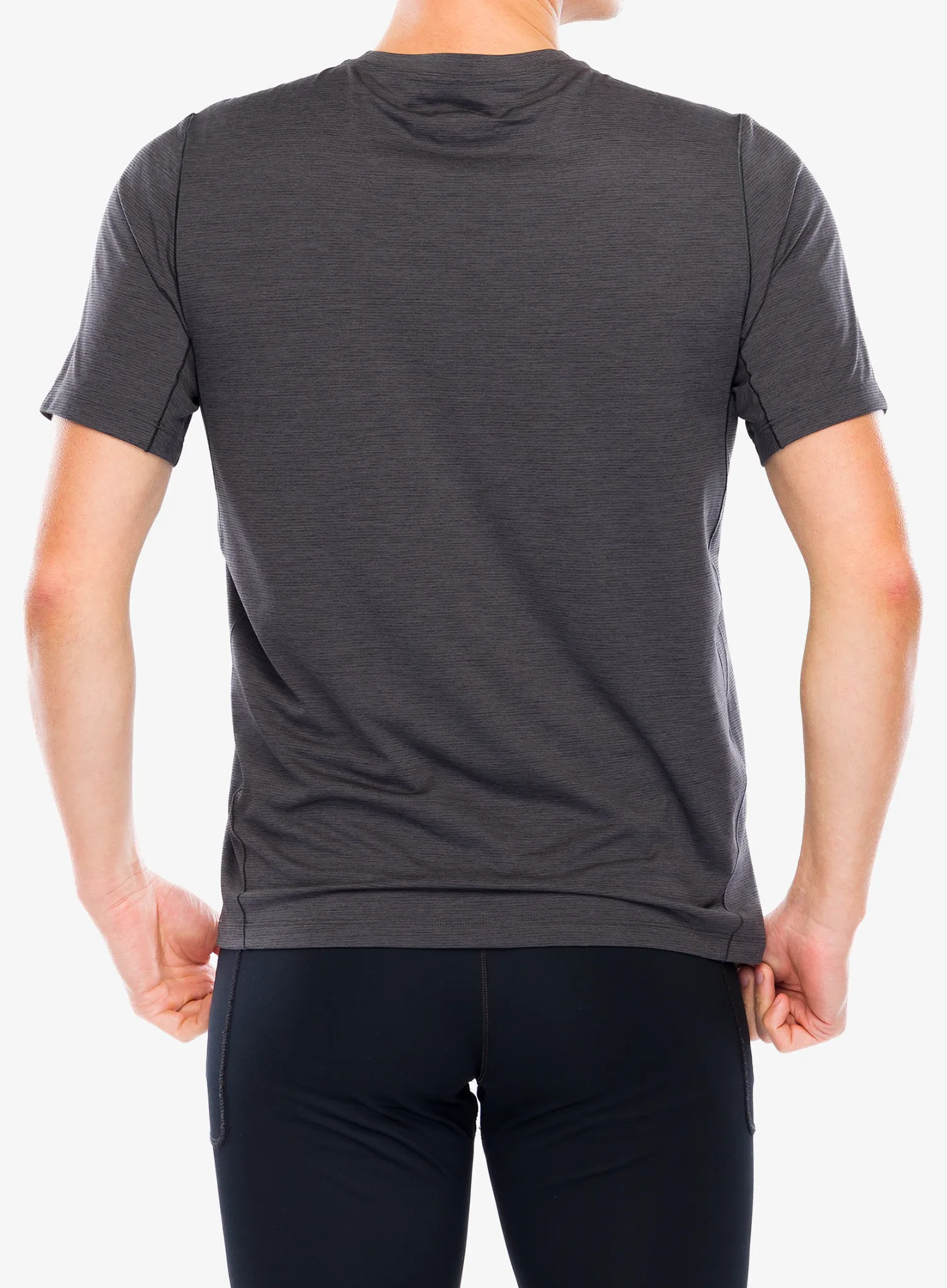 Majica za trčanje Arcteryx Cormac Crew SS - black sapphire