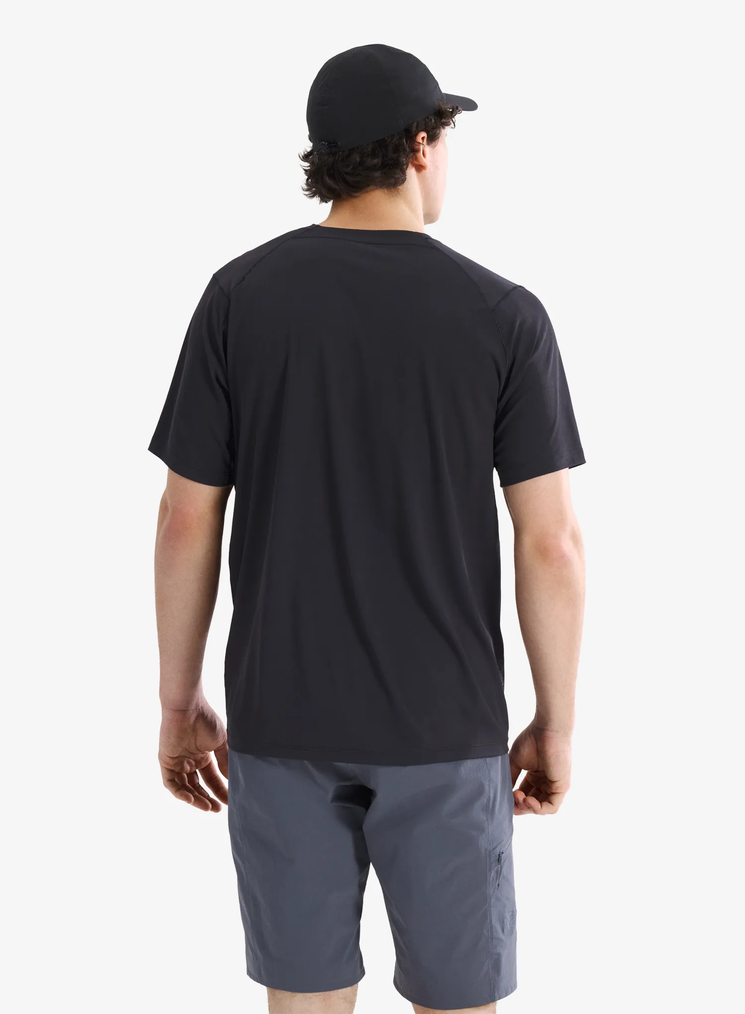 Majica za trčanje Arcteryx Cormac Logo SS - black