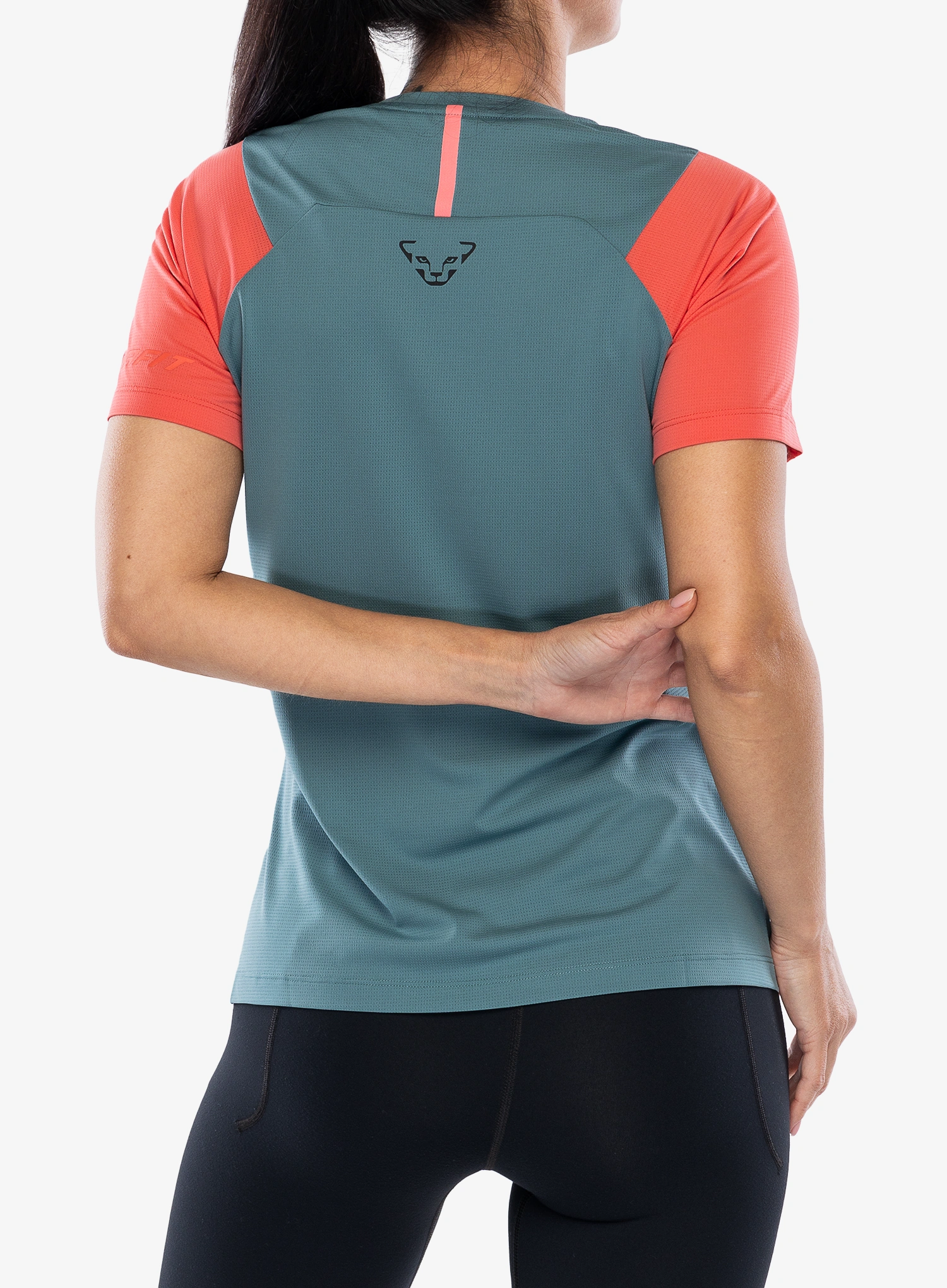 Ženska majica za trčanje Dynafit Transalper S/S Tee - atlantic/cabana