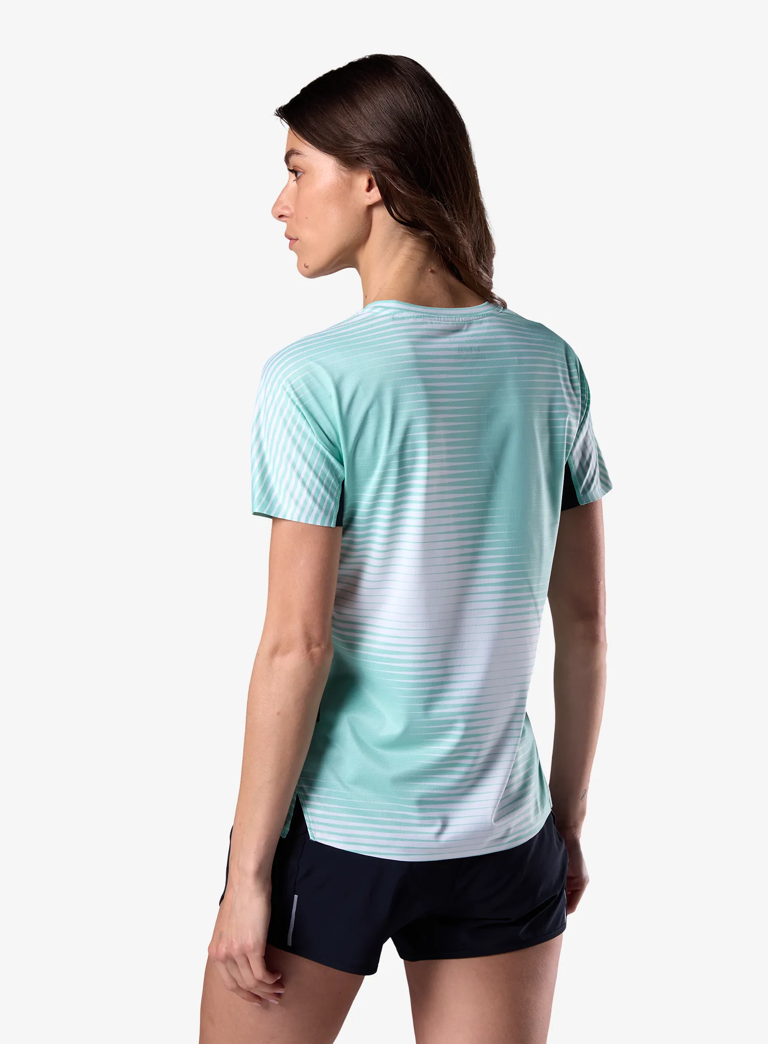 Ženska majica za trčanje Rossignol Sapa Ultra Tee - white line fogg