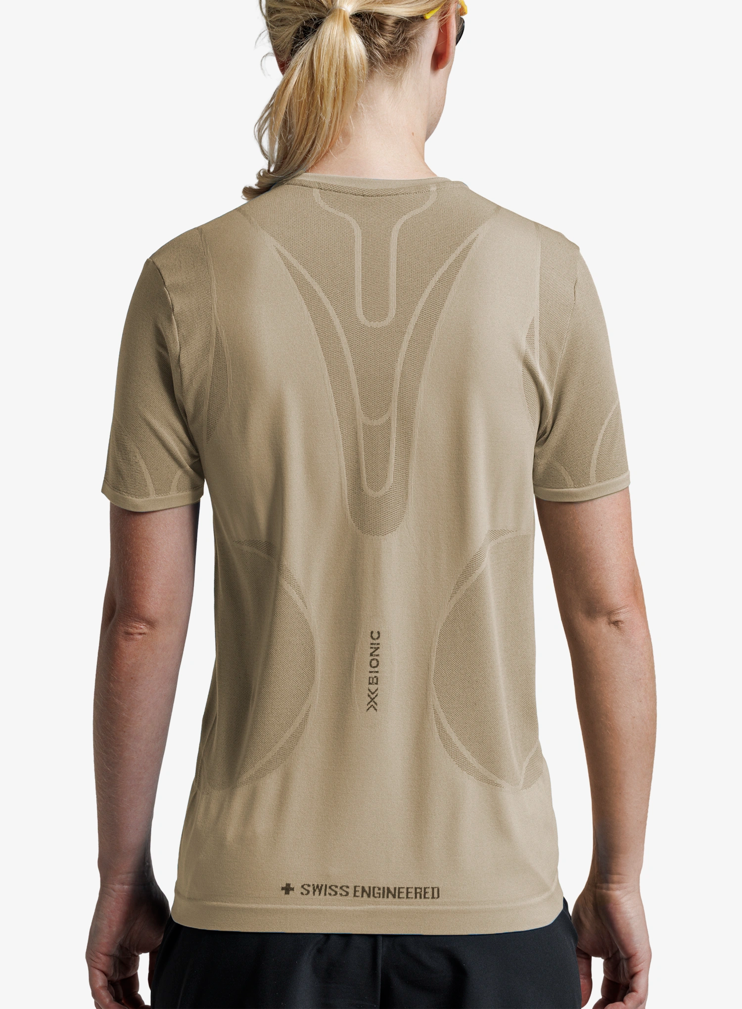 Ženska majica za trčanje X-Bionic Xceed Run Perform Shirt - sand/sand