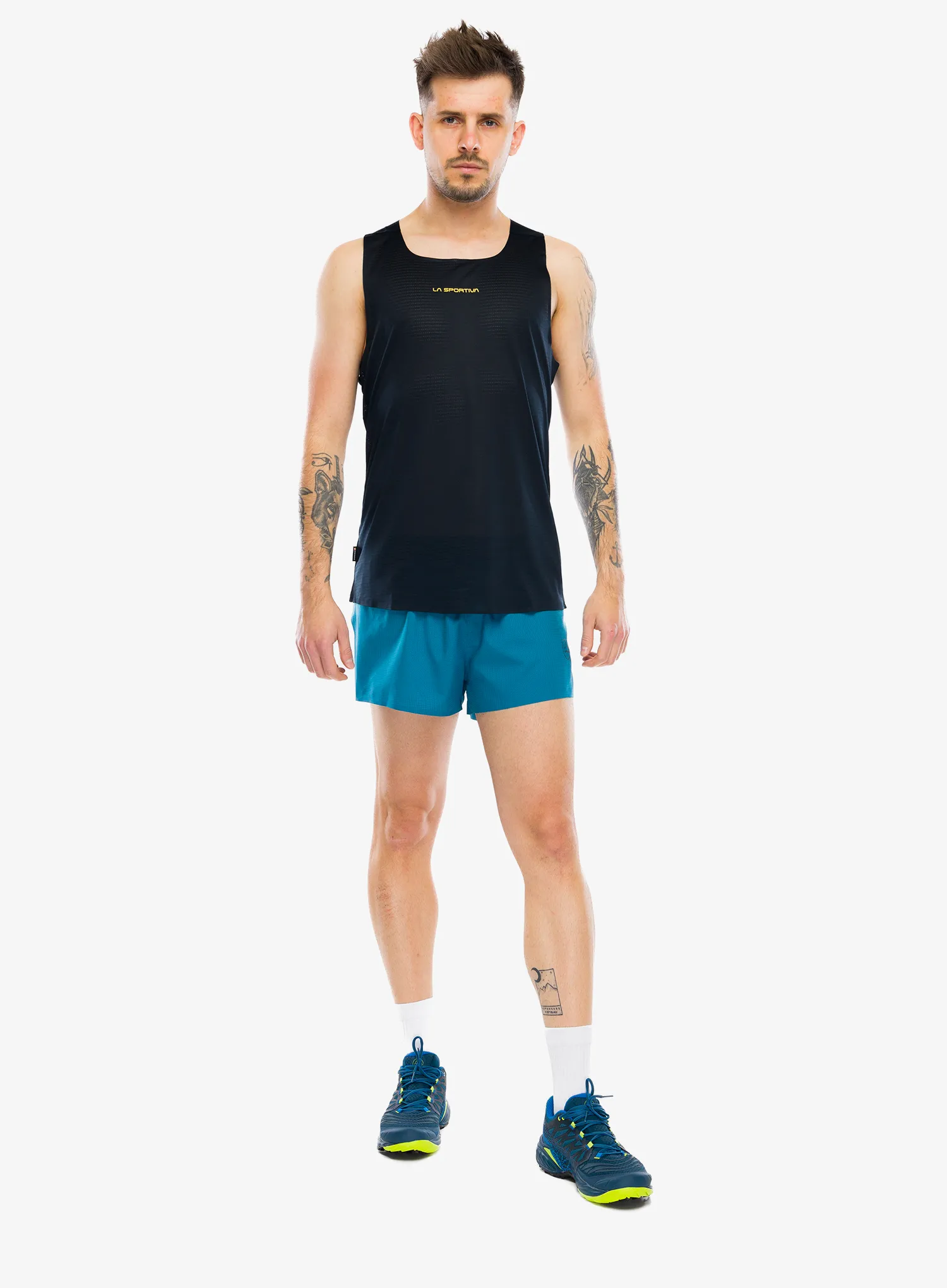 Majica za trčanje La Sportiva Pure Tank - black/yellow