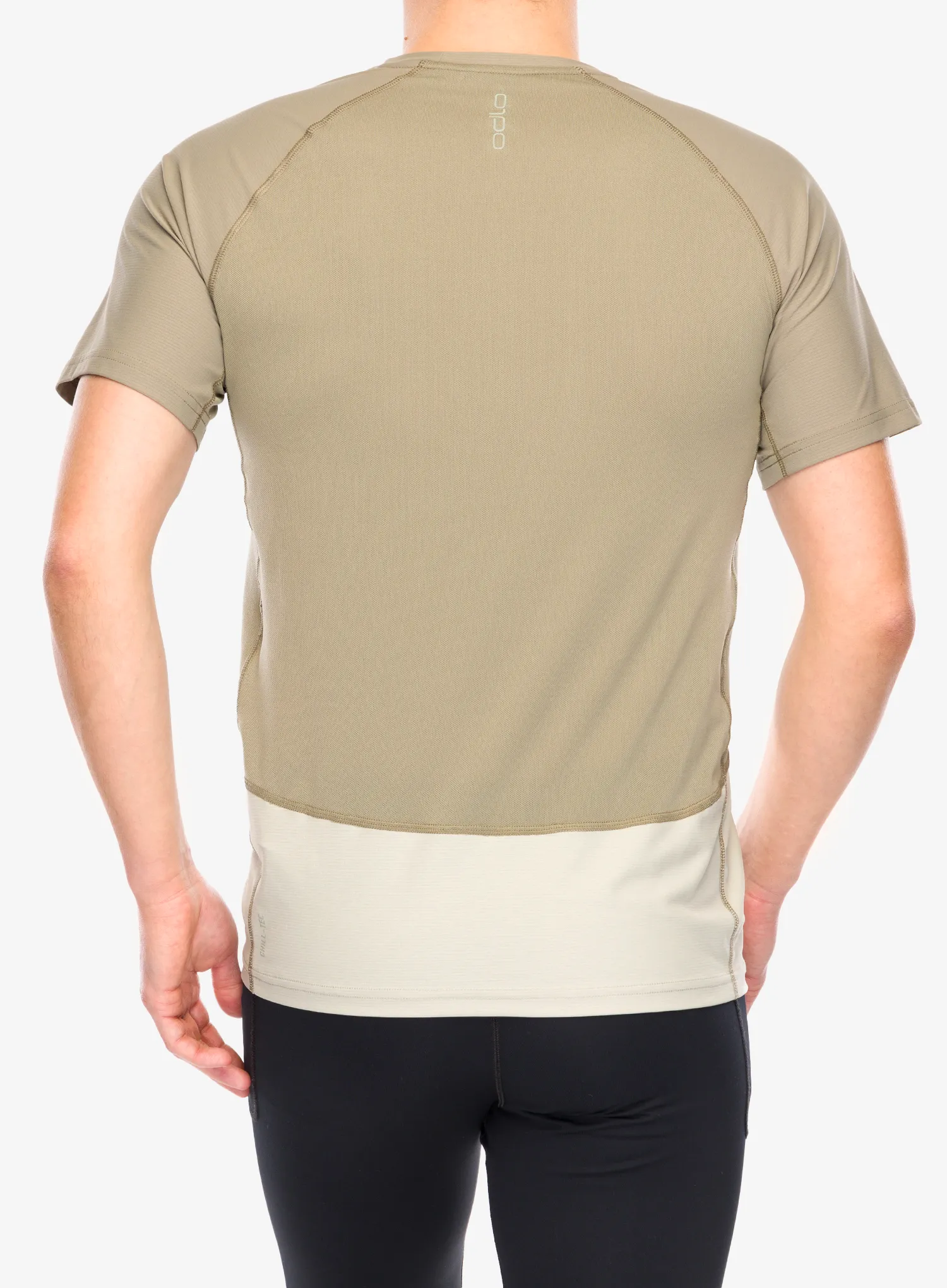 Majica za trčanje Odlo X-Alp Trail T-Shirt Crew Neck S/S - vetiver/agate gray