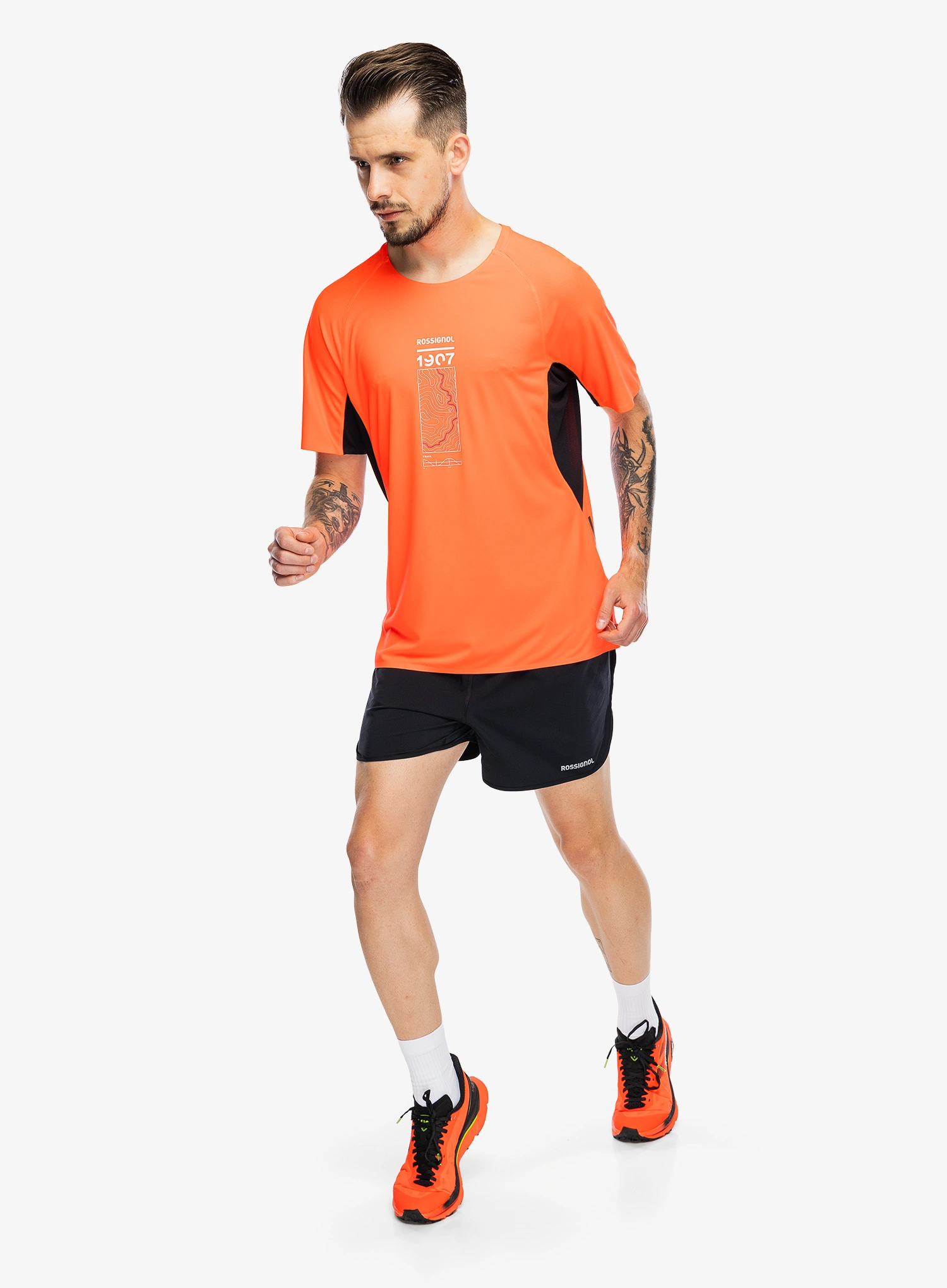 Majica za trčanje Rossignol Sapa Ultra Tee - neon red  