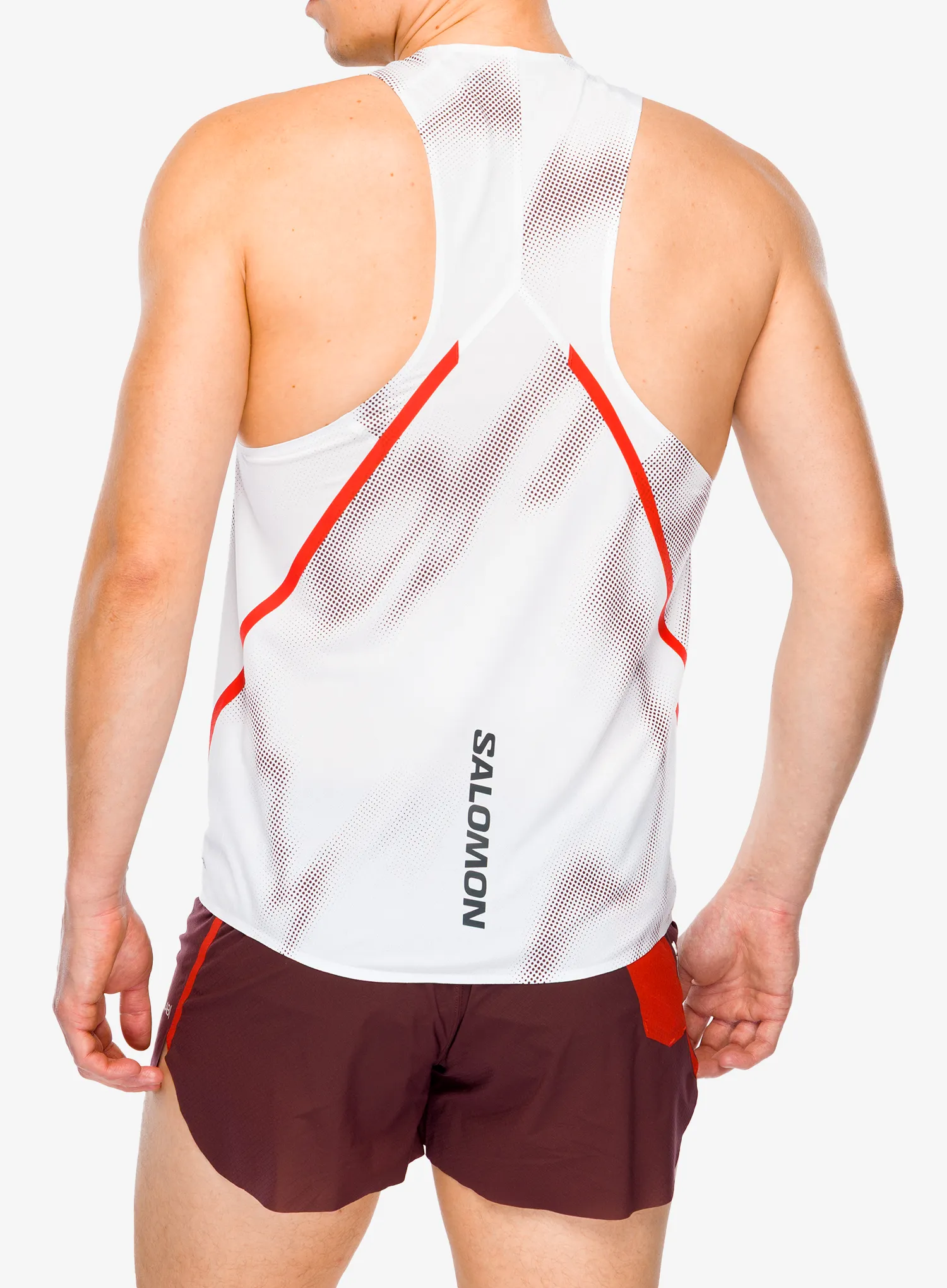 Majica za trčanje Salomon S/Lab Speed Singlet - white/and