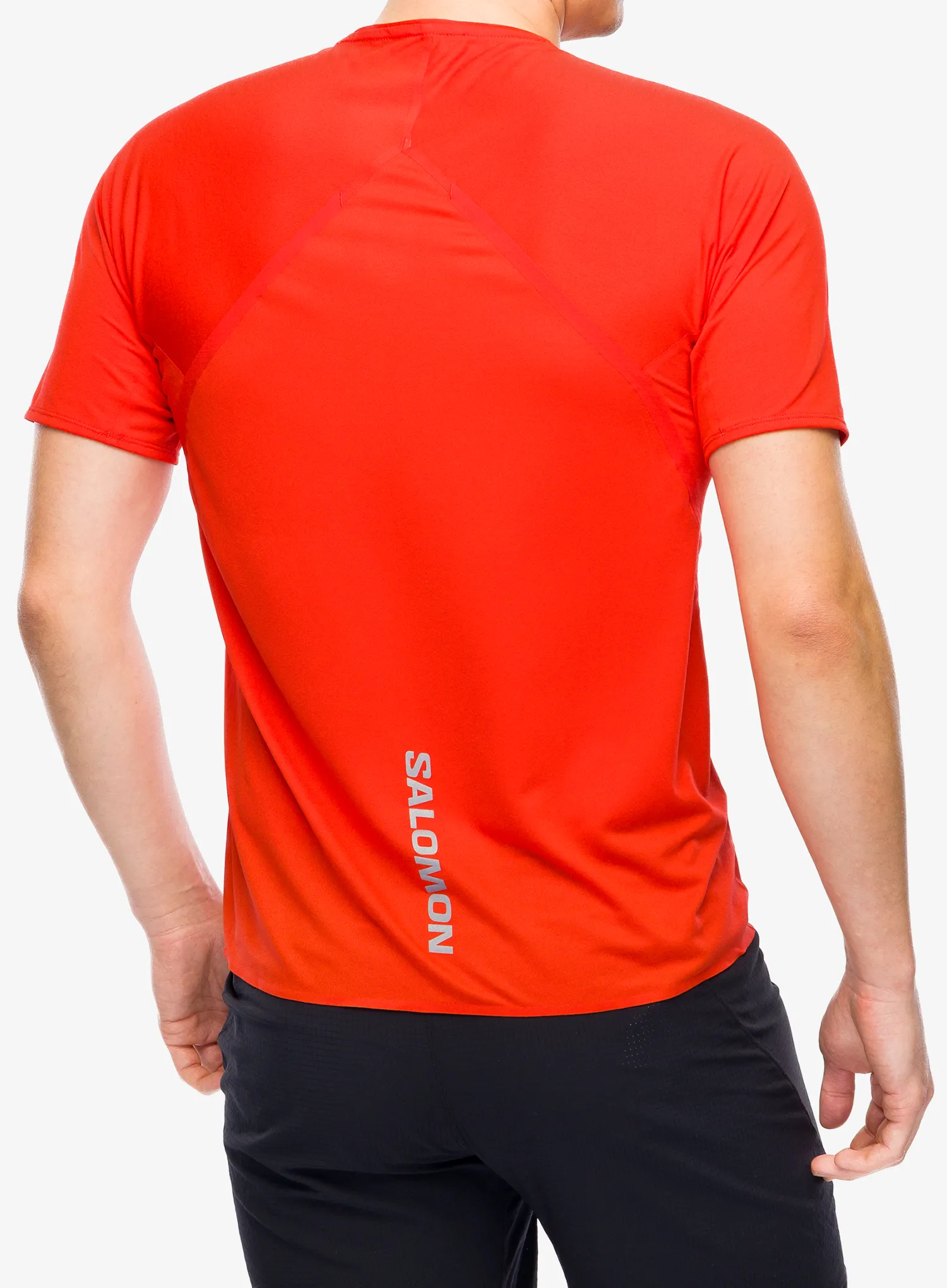 Majica za trčanje Salomon S/Lab Speed Tee - fiery red/red