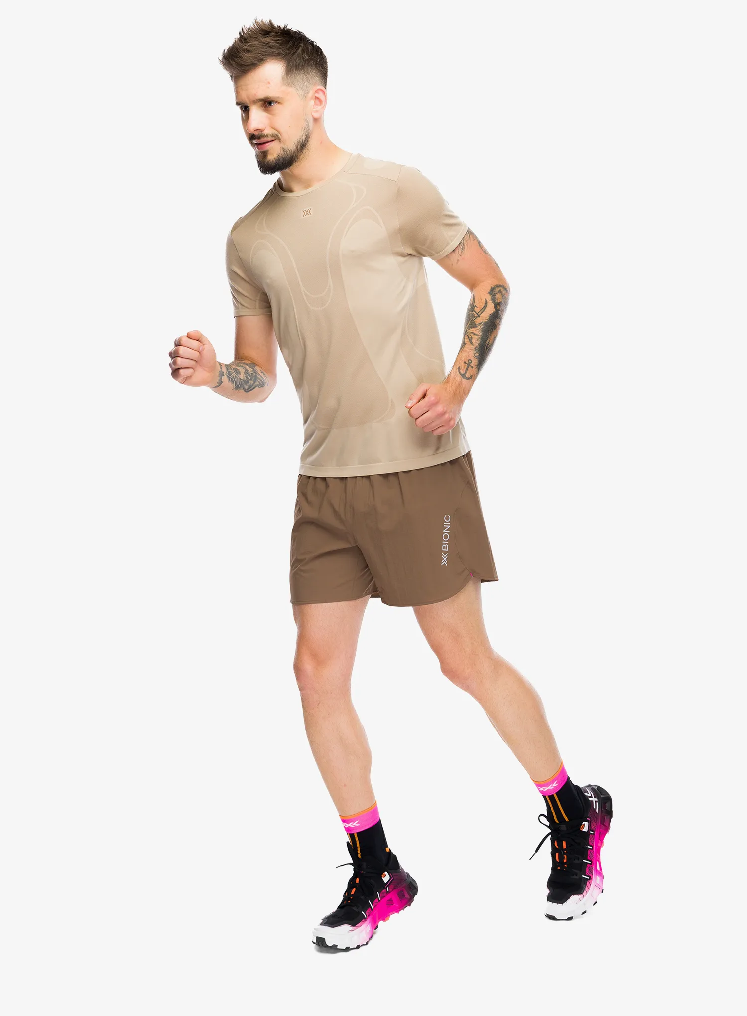 Majica za trčanje X-Bionic Xceed Run Perform Shirt - sand