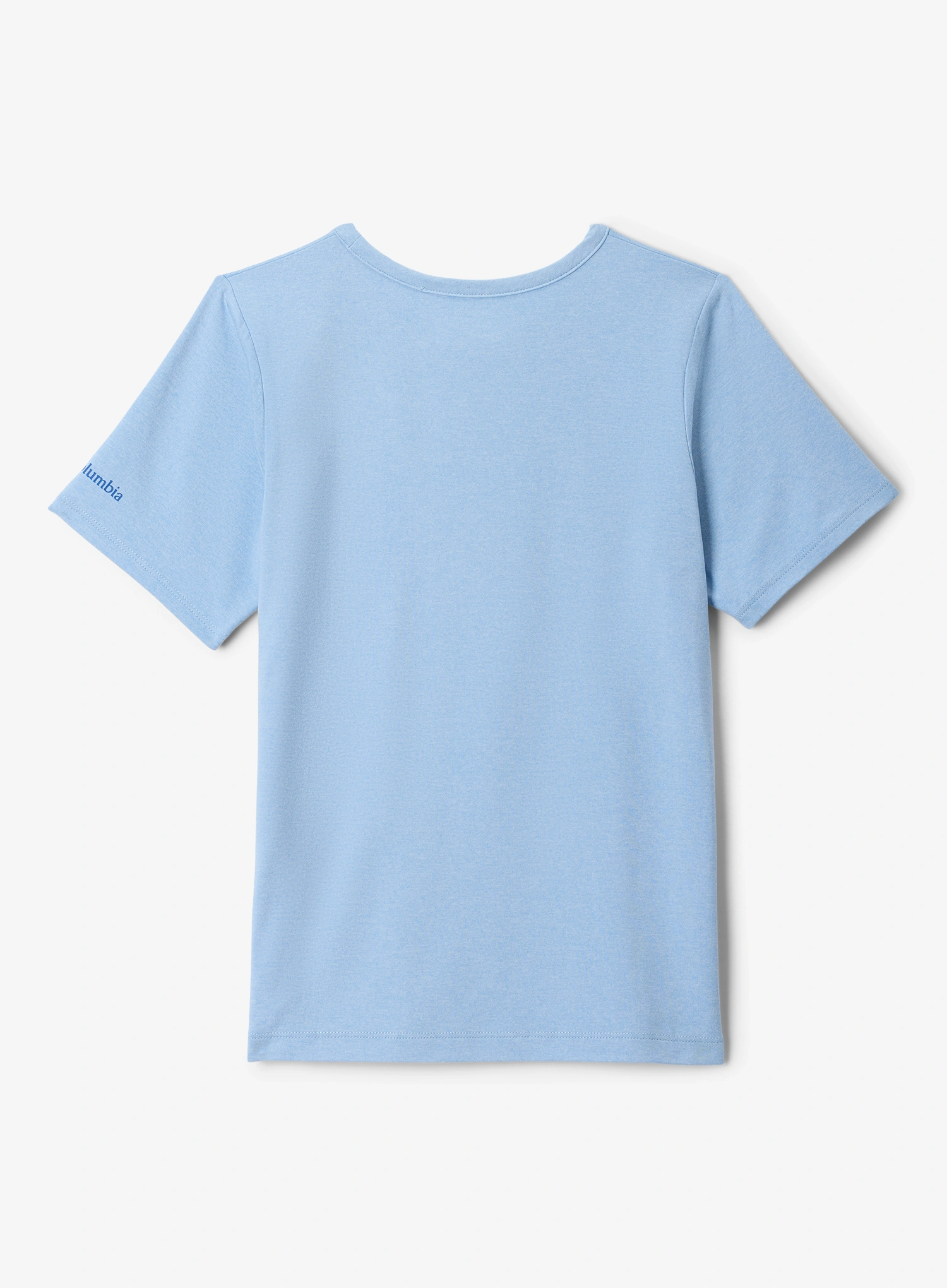 Majice za dječake Columbia Tech Trail Short Sleeve Graphic Shirt - ripple blue hthr/explore