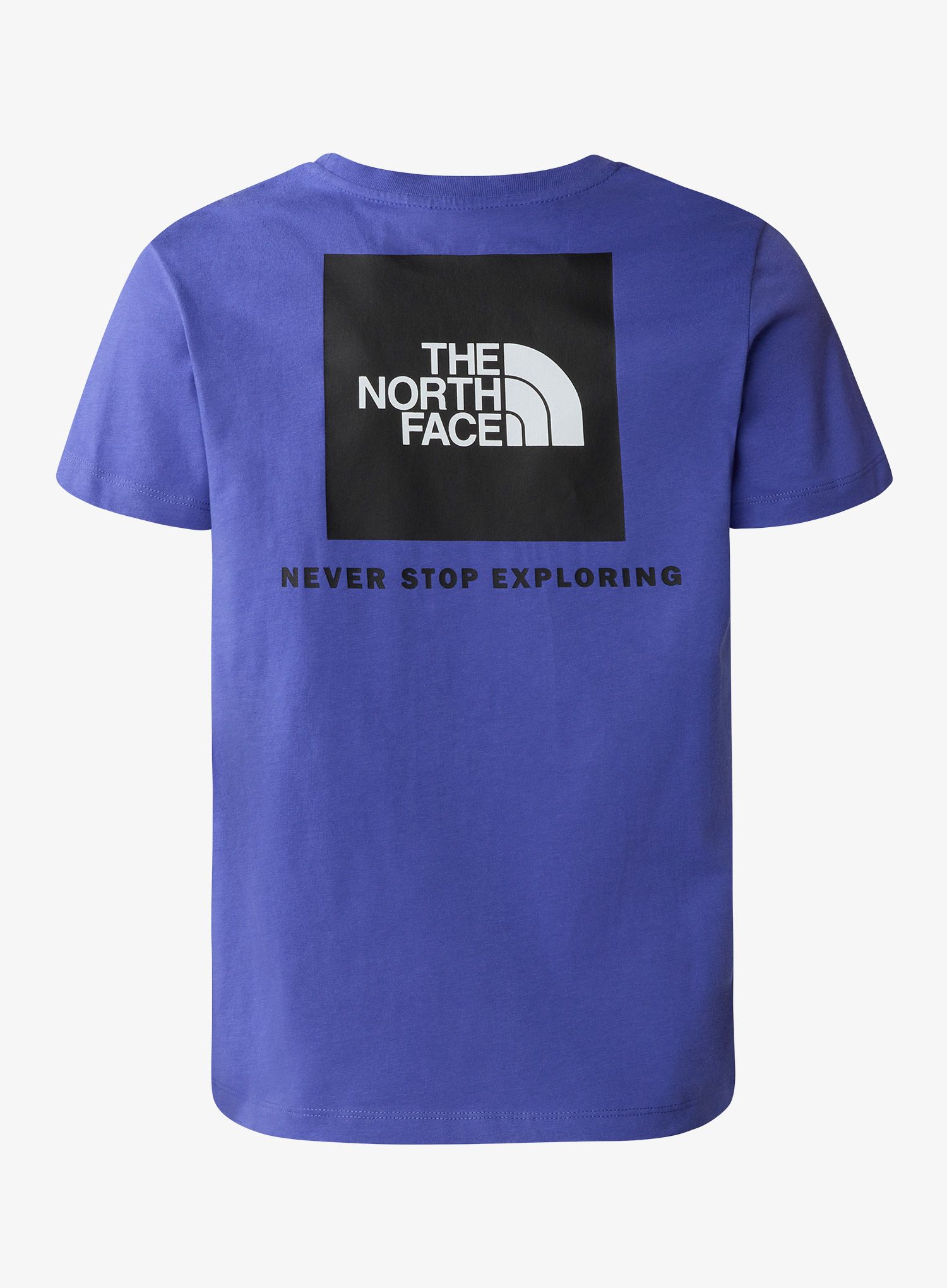 Majice za dječake The North Face S/S Redbox Tee Back Box Graphic - dopamine blue