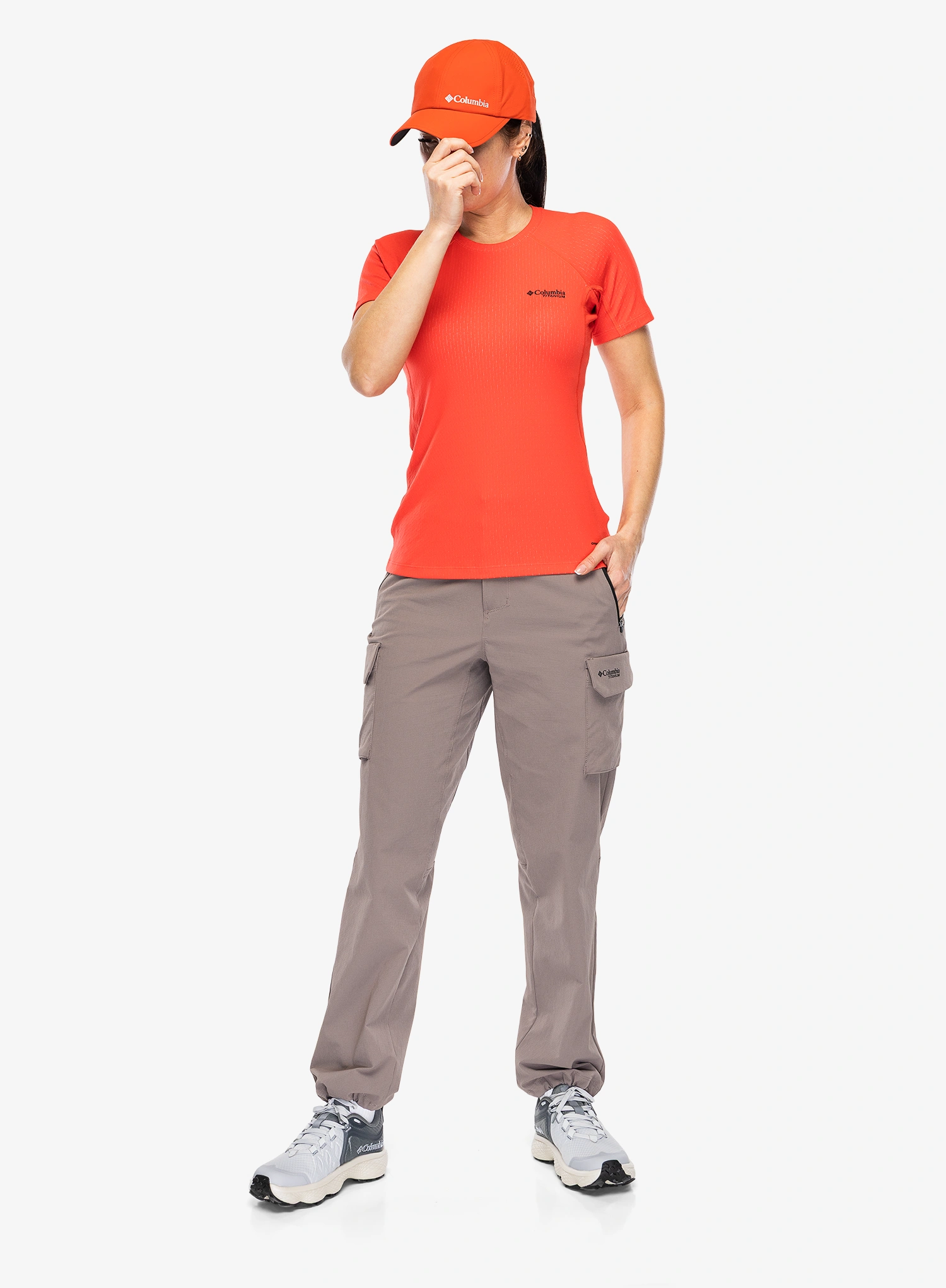 Ženska majica Columbia DriVenture Short Sleeve - poppy red
