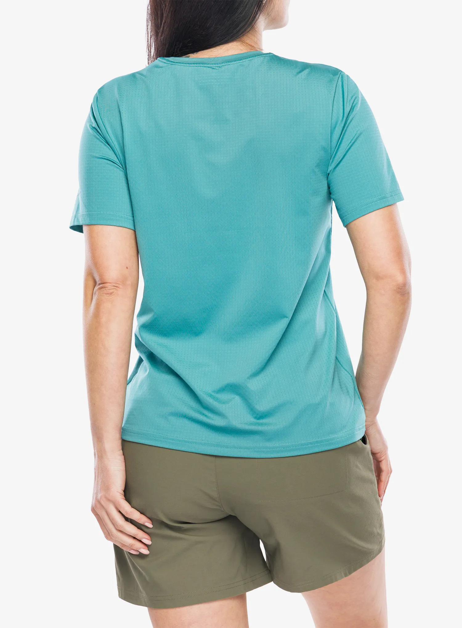 Ženska majica Columbia Wild Springs S/S - teal