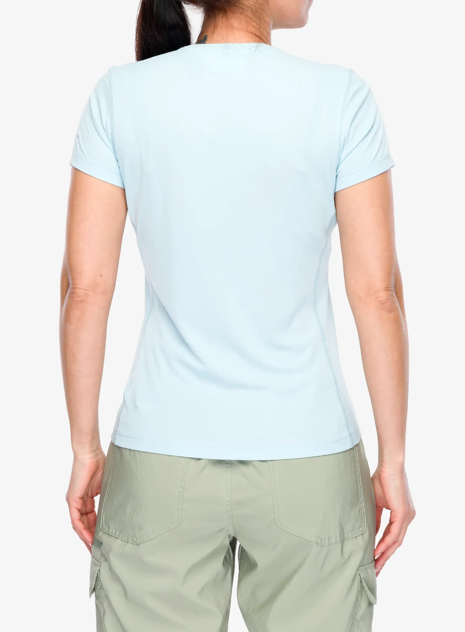Ženska majica Columbia Zero Rules Light S/S Crew - marine light