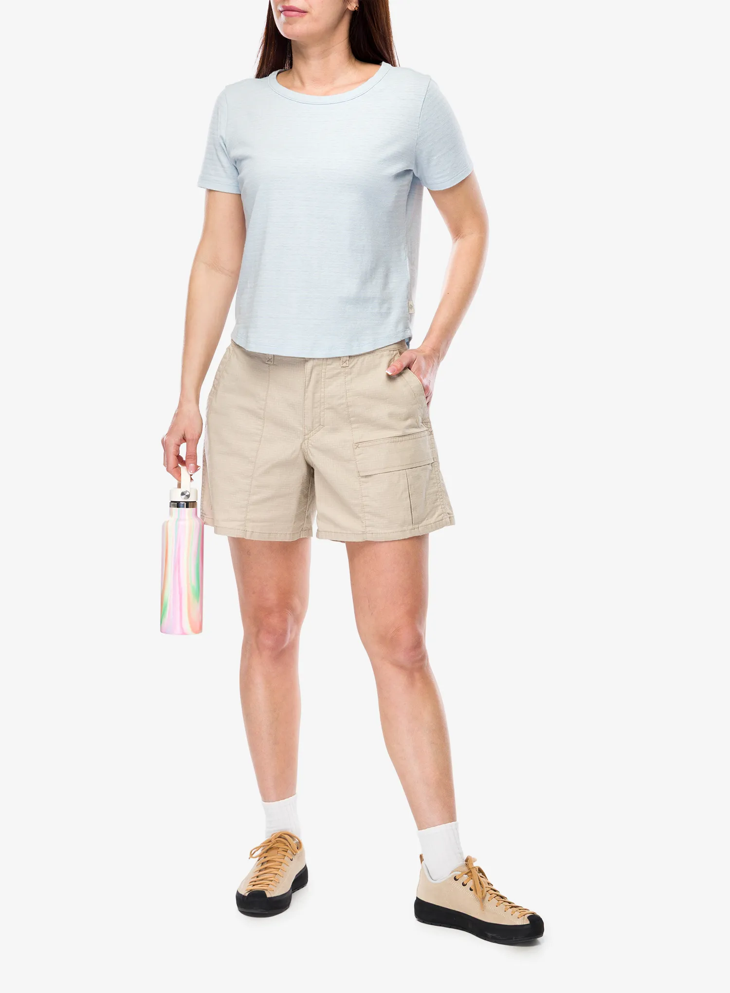 Ženska majica Royal Robbins Vacationer Boxy Tee - skyway str