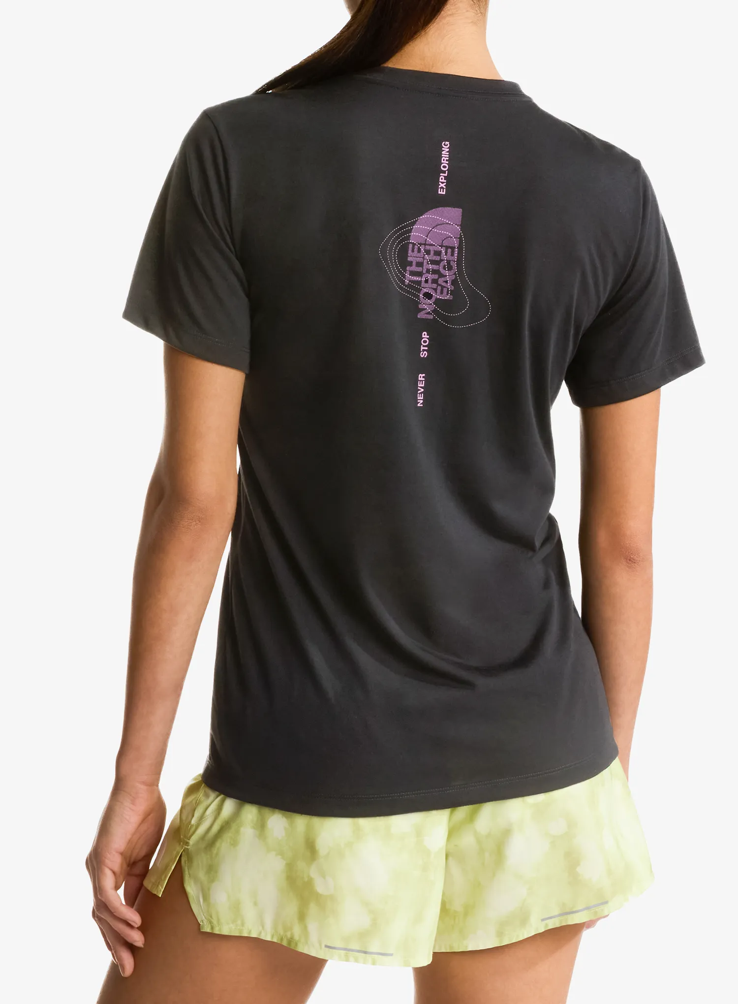Ženska majica The North Face Bitmap Logo Short Sleeves Tee - tnf black