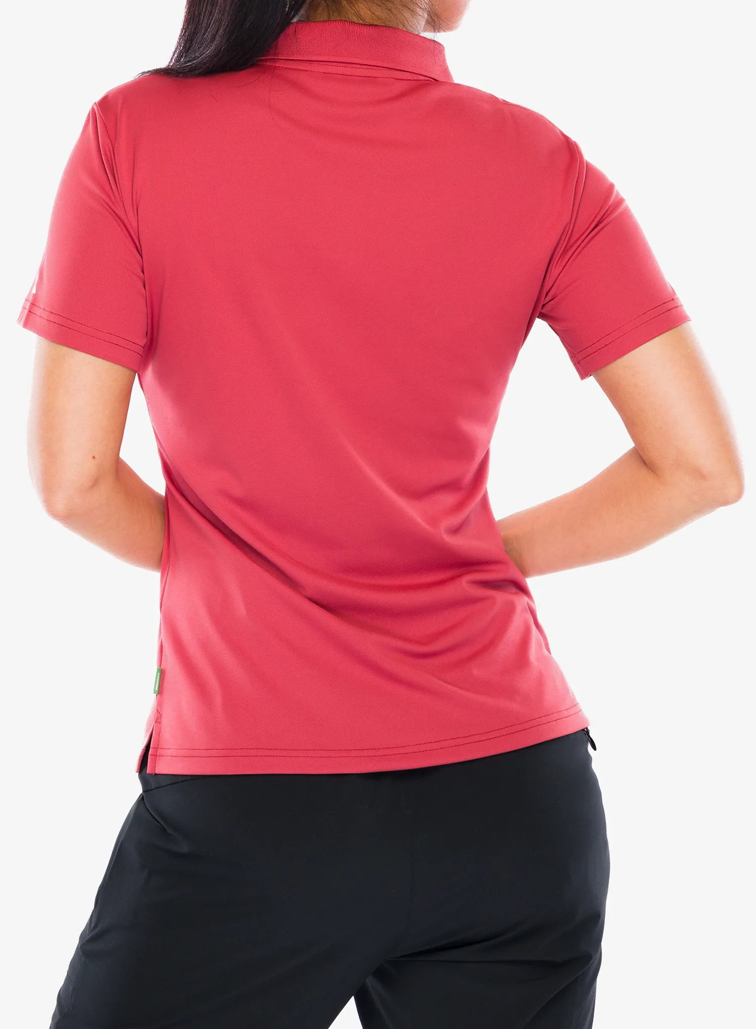 Ženska majica Vaude Essential Polo Shirt - brick