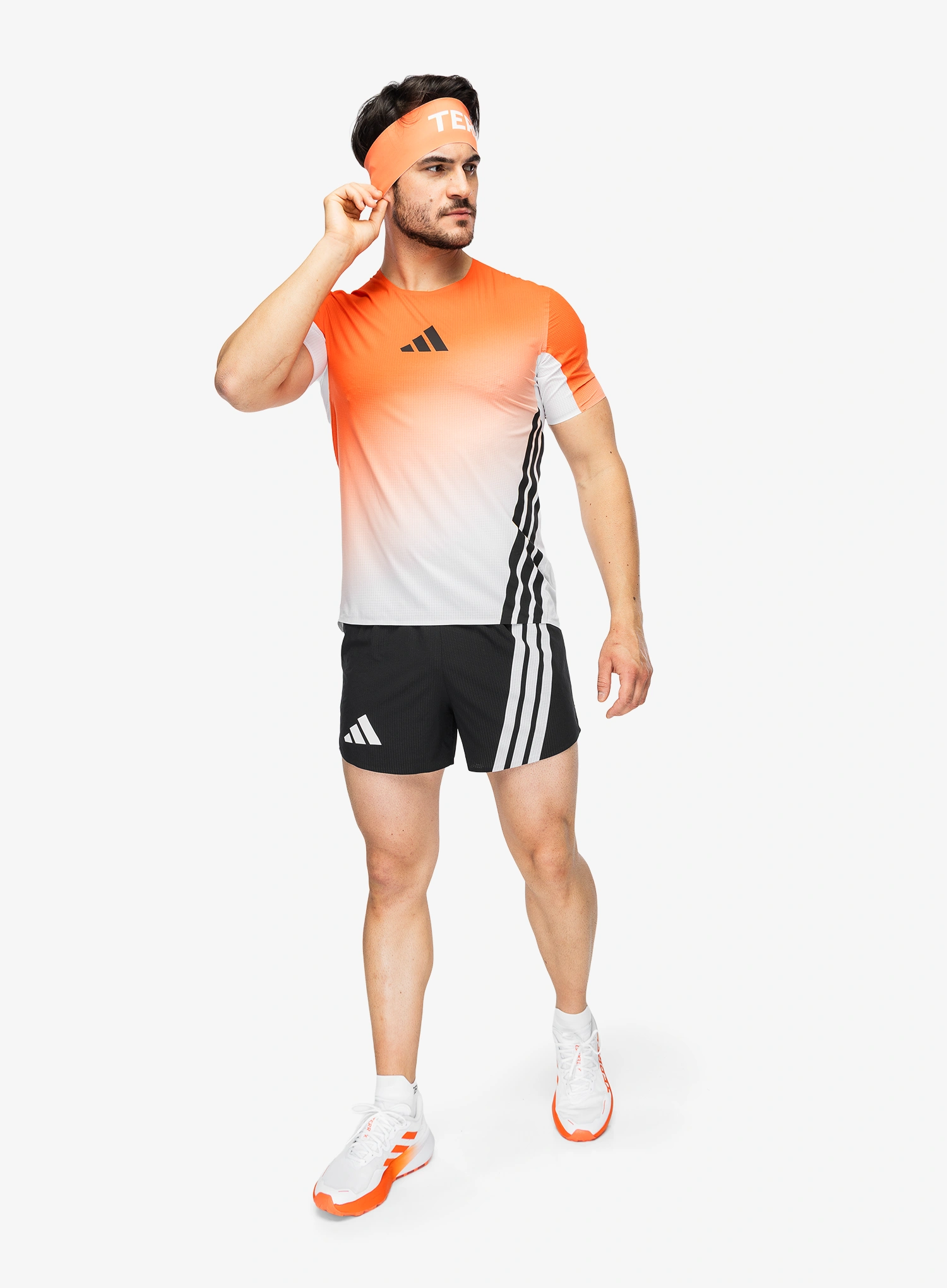 Majica za trčanje adidas TERREX Xperior Pro Tee - white/semi impact orange
