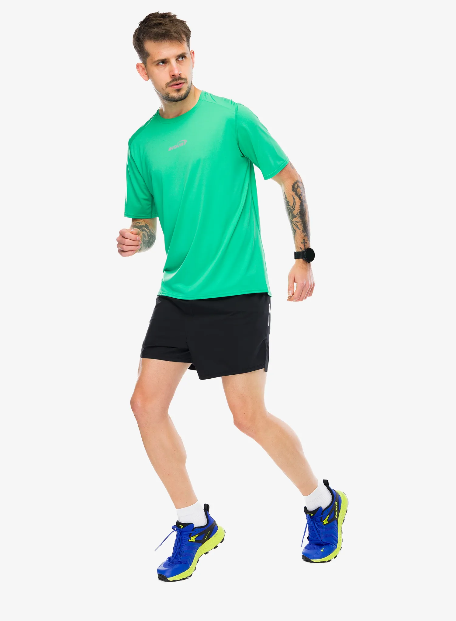 Majica za trčanje Inov-8 Airlite Short Sleeve T-Shirt - green