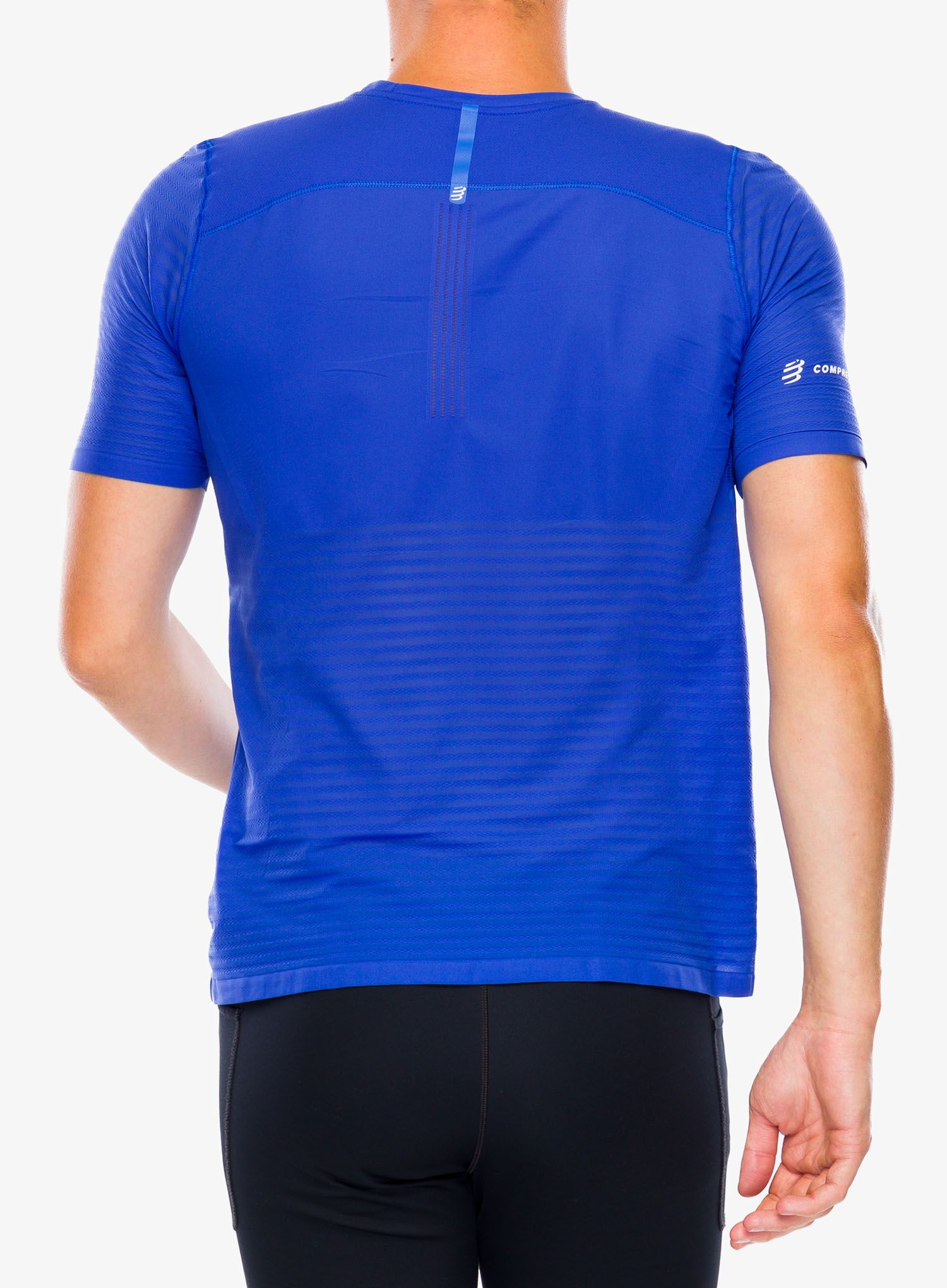Majica za trčanje Compressport Pro Racing S/S Tshirt M - dazz blue