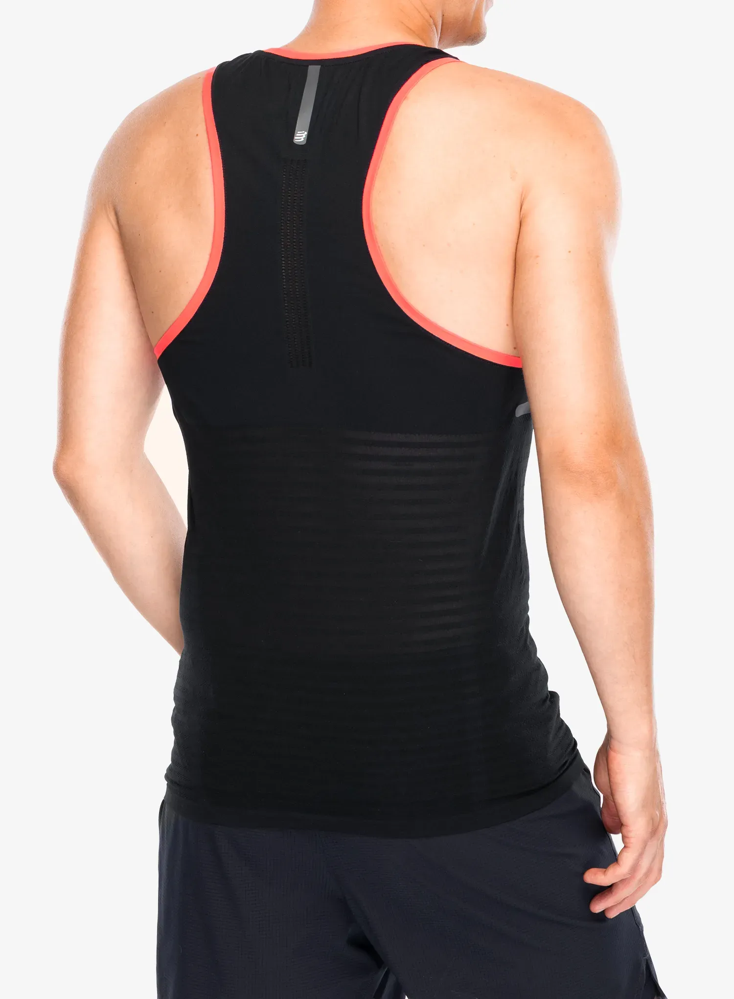 Majica za trčanje Compressport Pro Racing Singlet - black