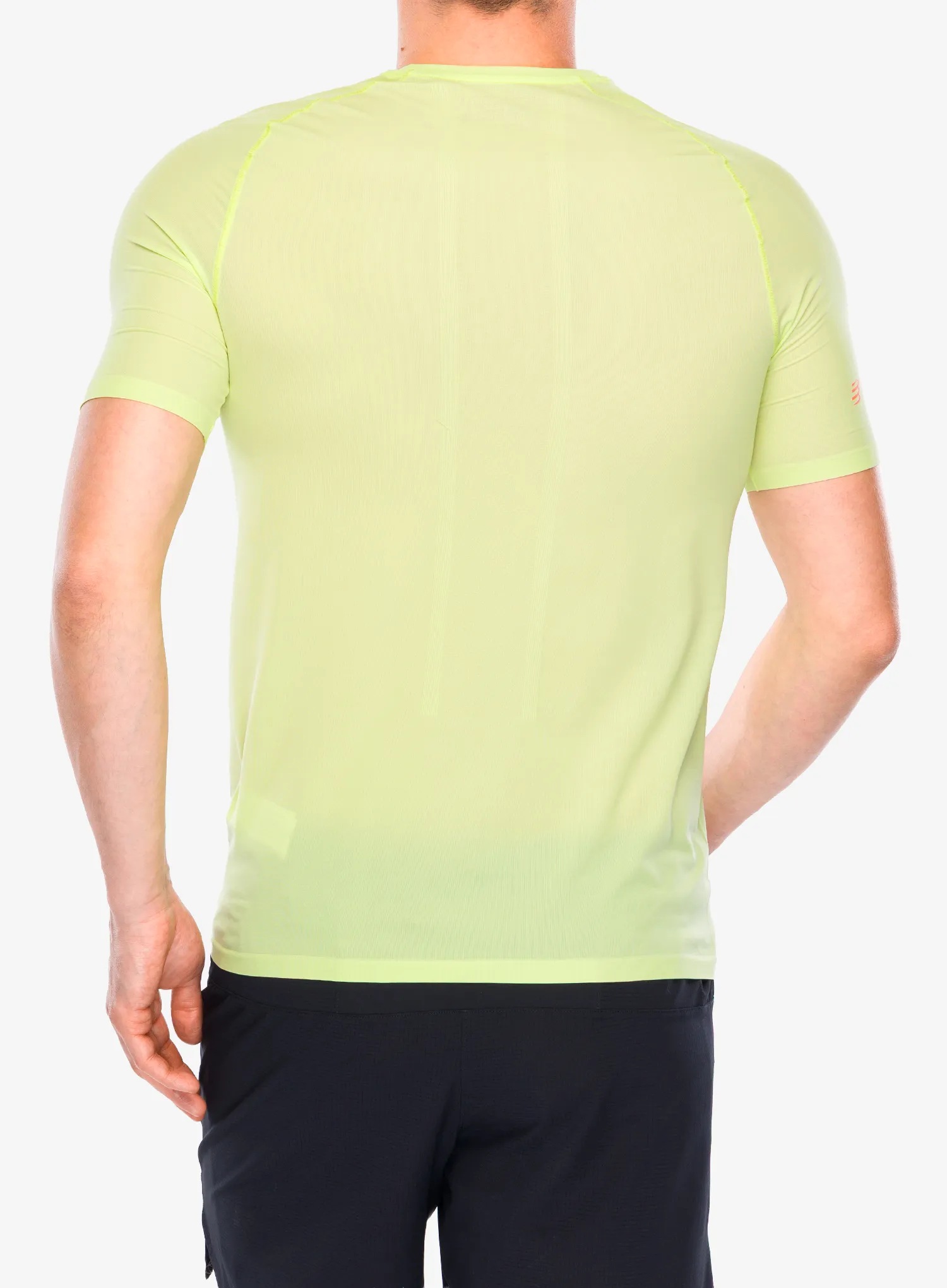 Majica za trčanje Compressport Trail Racing S/S Tshirt - shadow lime