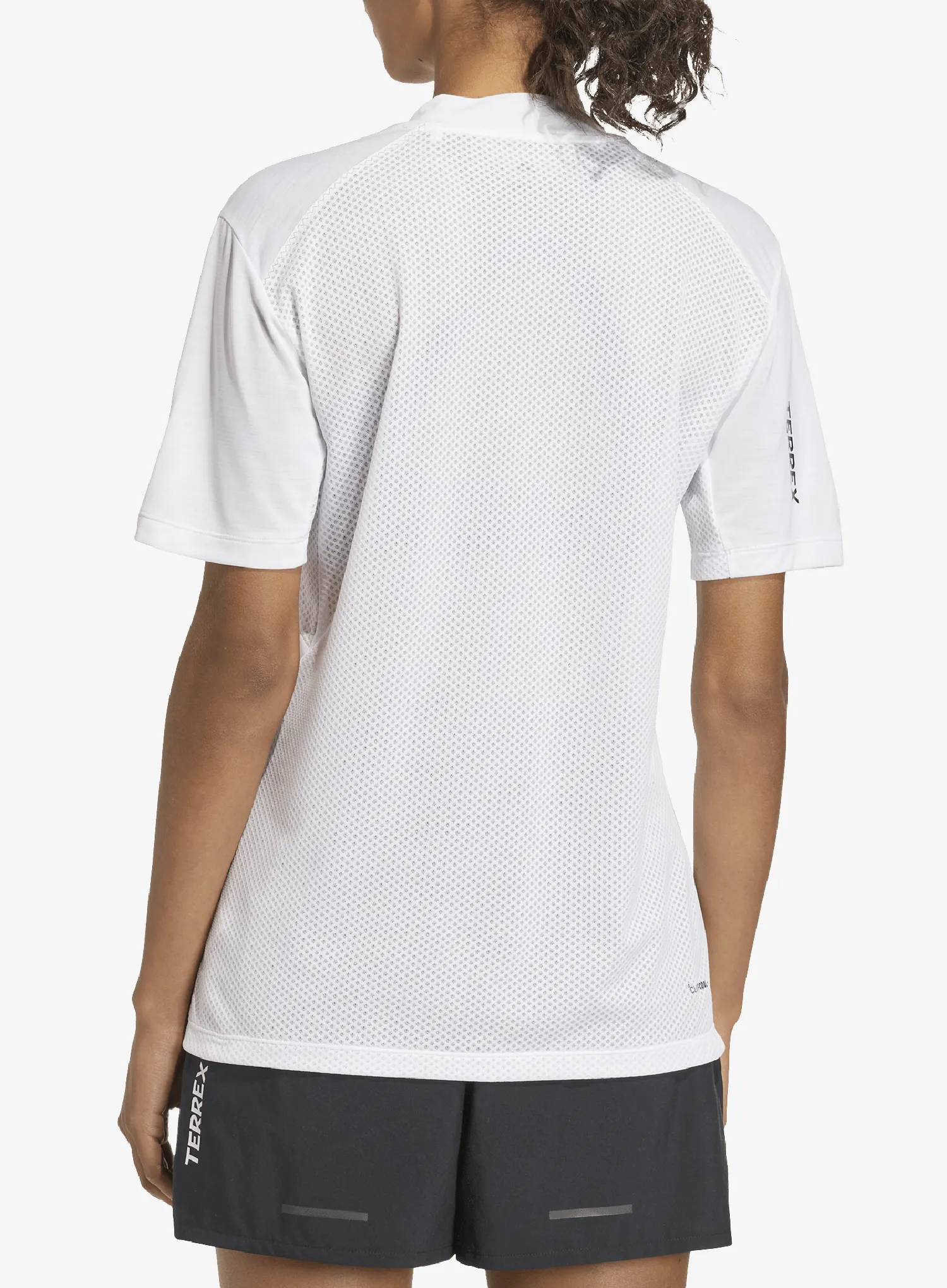 Ženska majica za trčanje adidas TERREX Xperior Climacool Tee - white