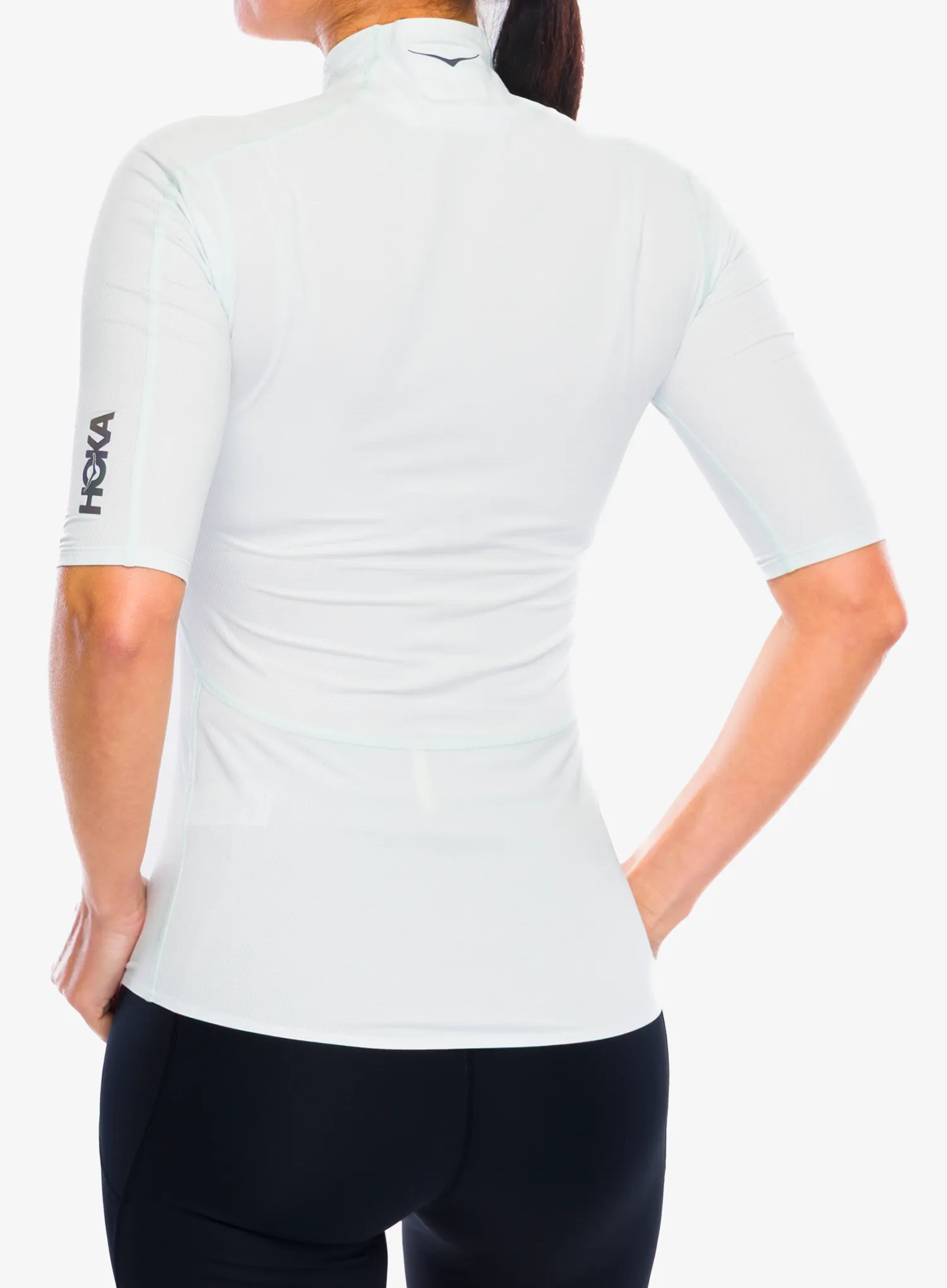 Ženska majica za trčanje Hoka SkyBreeze Short Sleeve - tundra