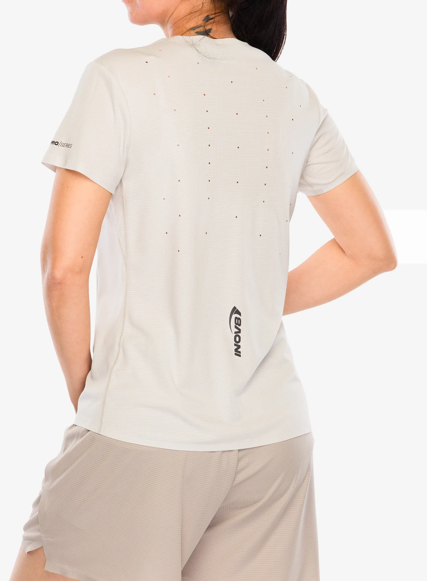 Ženska majica za trčanje Inov-8 Airlite Pro Short Sleeve T-Shirt - neutral/neutral