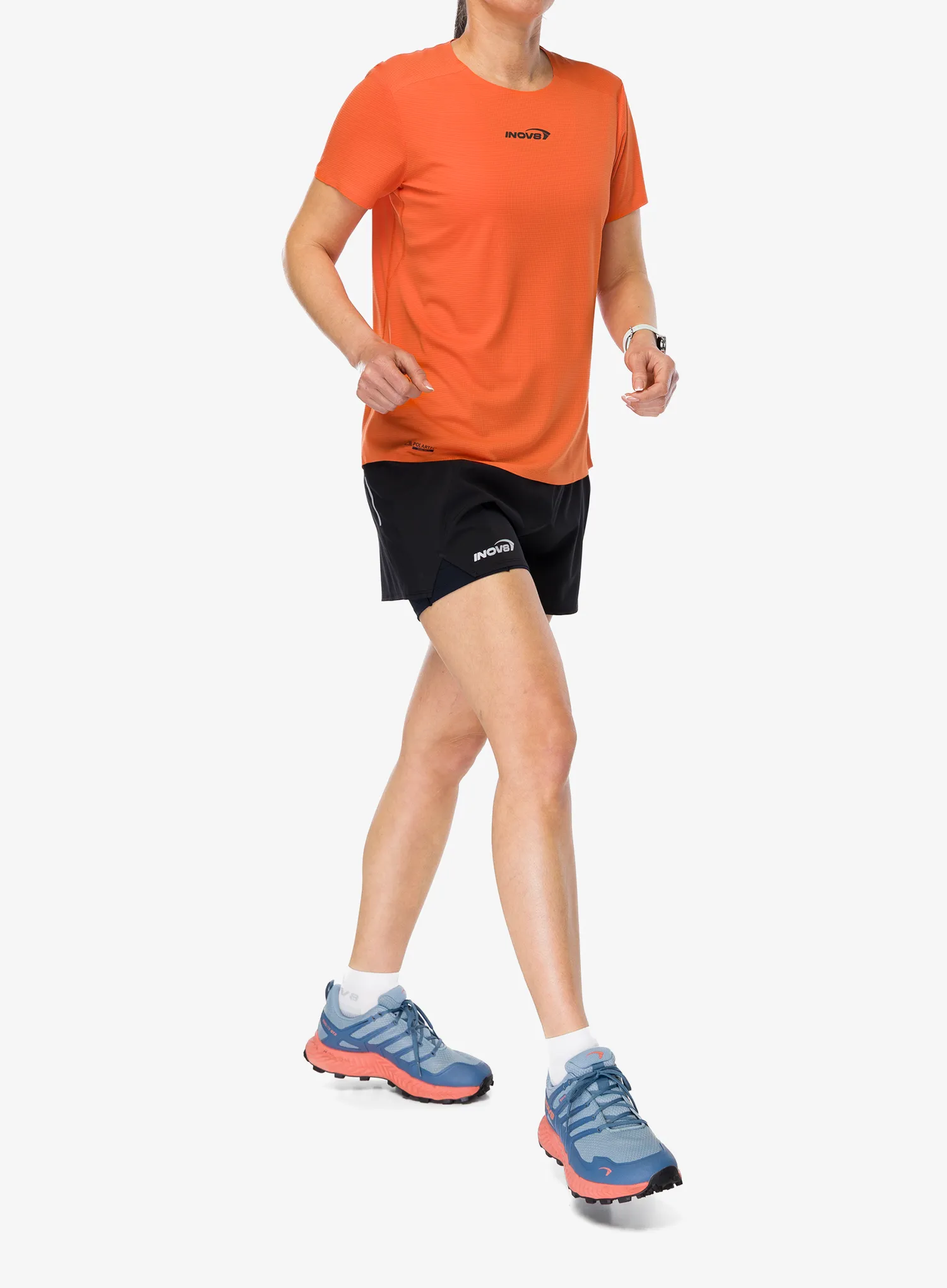 Ženska majica za trčanje Inov-8 Airlite Pro Short Sleeve T-Shirt - orange