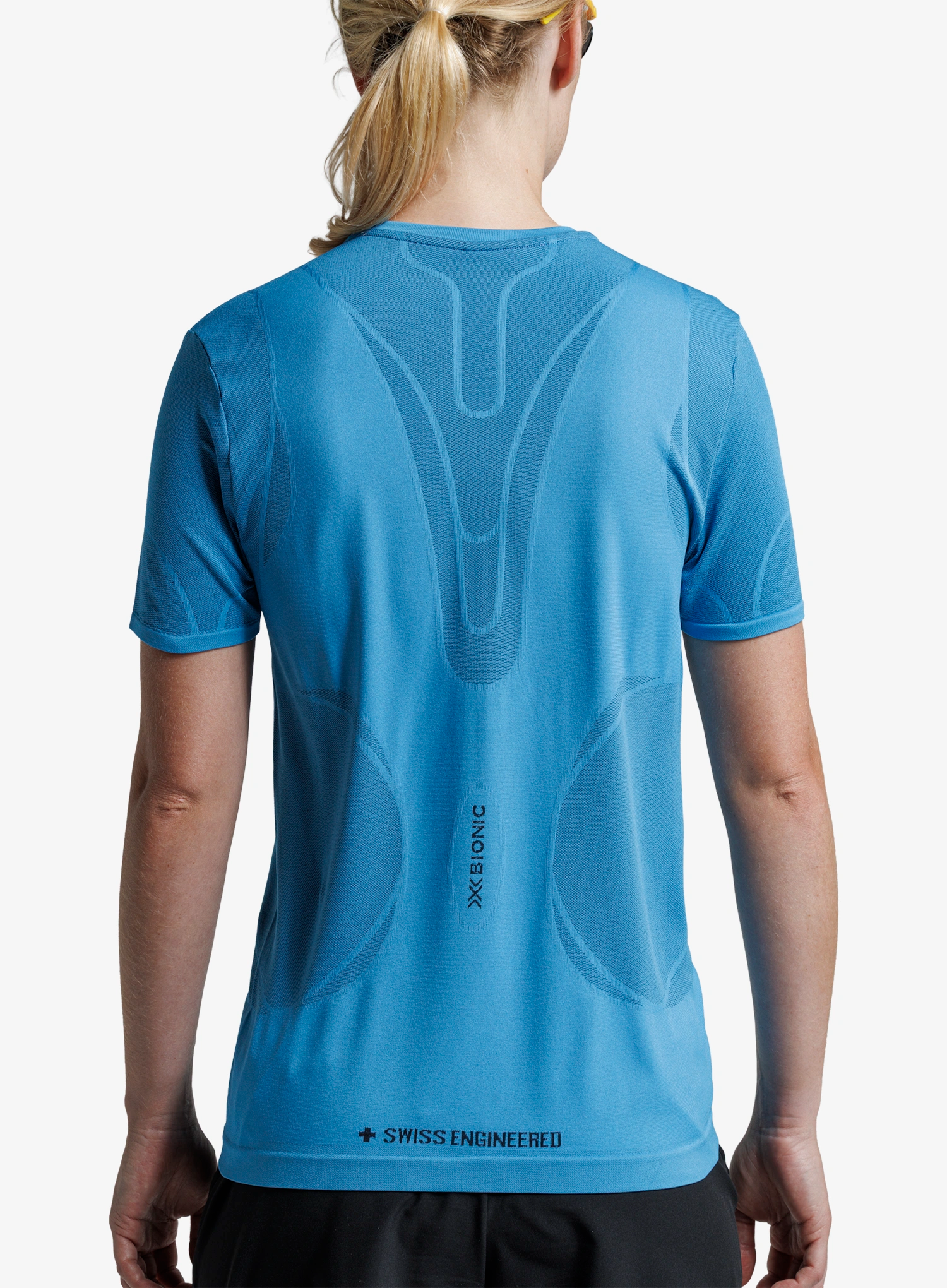 Ženska majica za trčanje X-Bionic Xceed Run Perform Shirt - eternal ice/ice