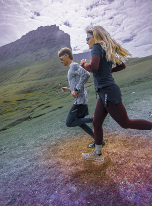 Ženska majica za trčanje X-Bionic Xceed Run Shirt S/S - eternal ice