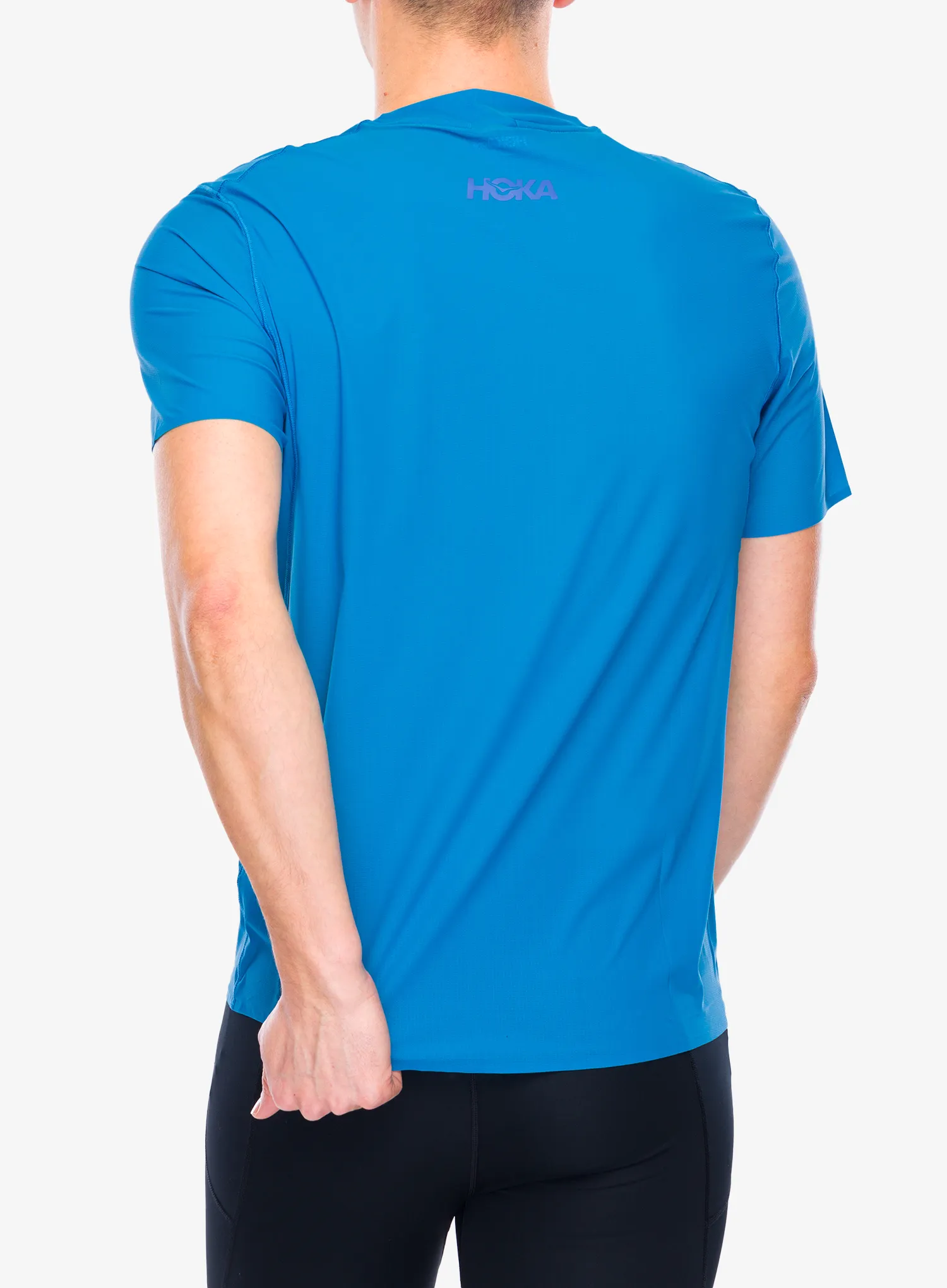 Majica za trčanje Hoka Performance Run Short Sleeve - hoka blue