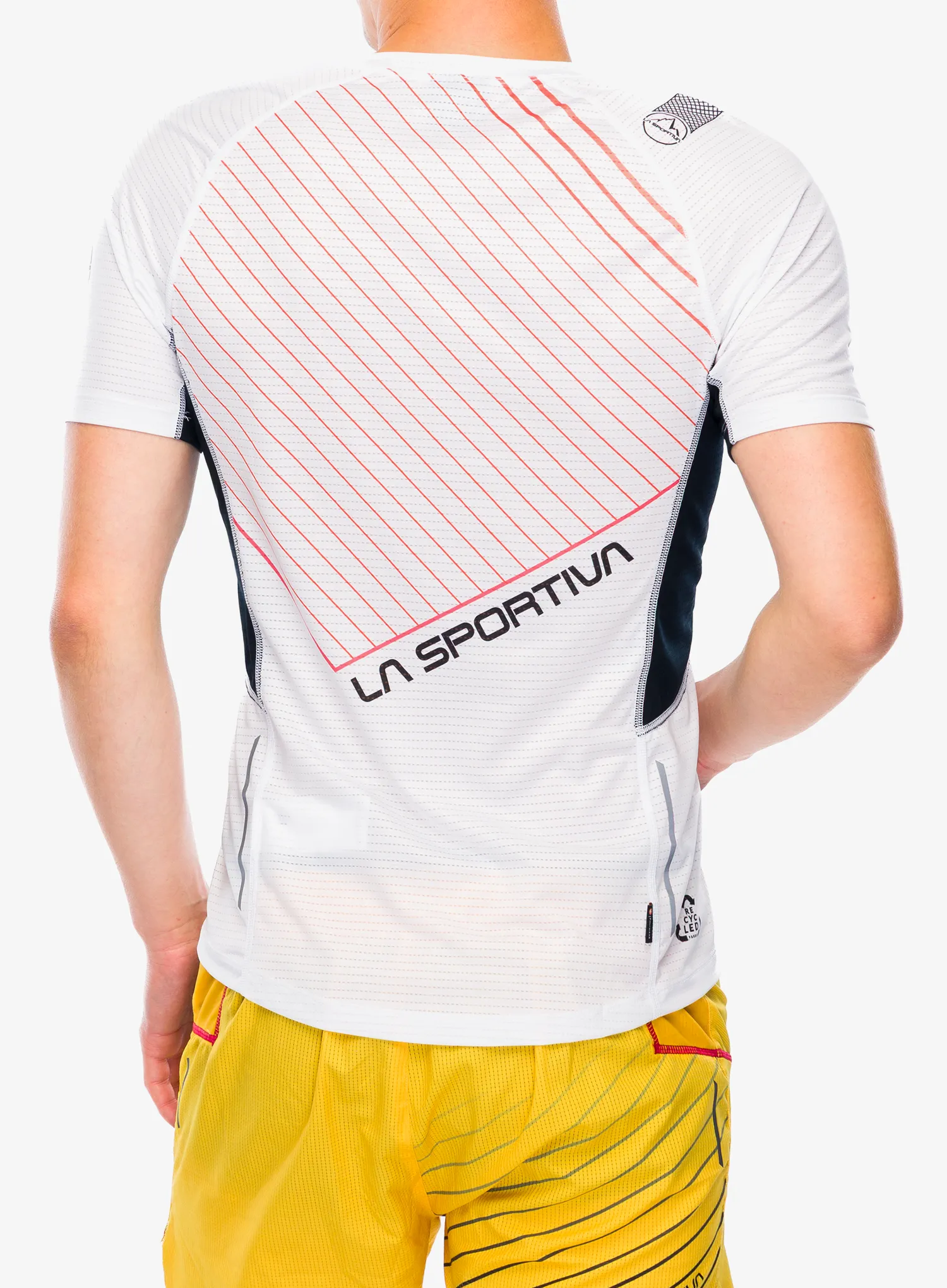 Majica za trčanje La Sportiva Wave T-Shirt - white/black