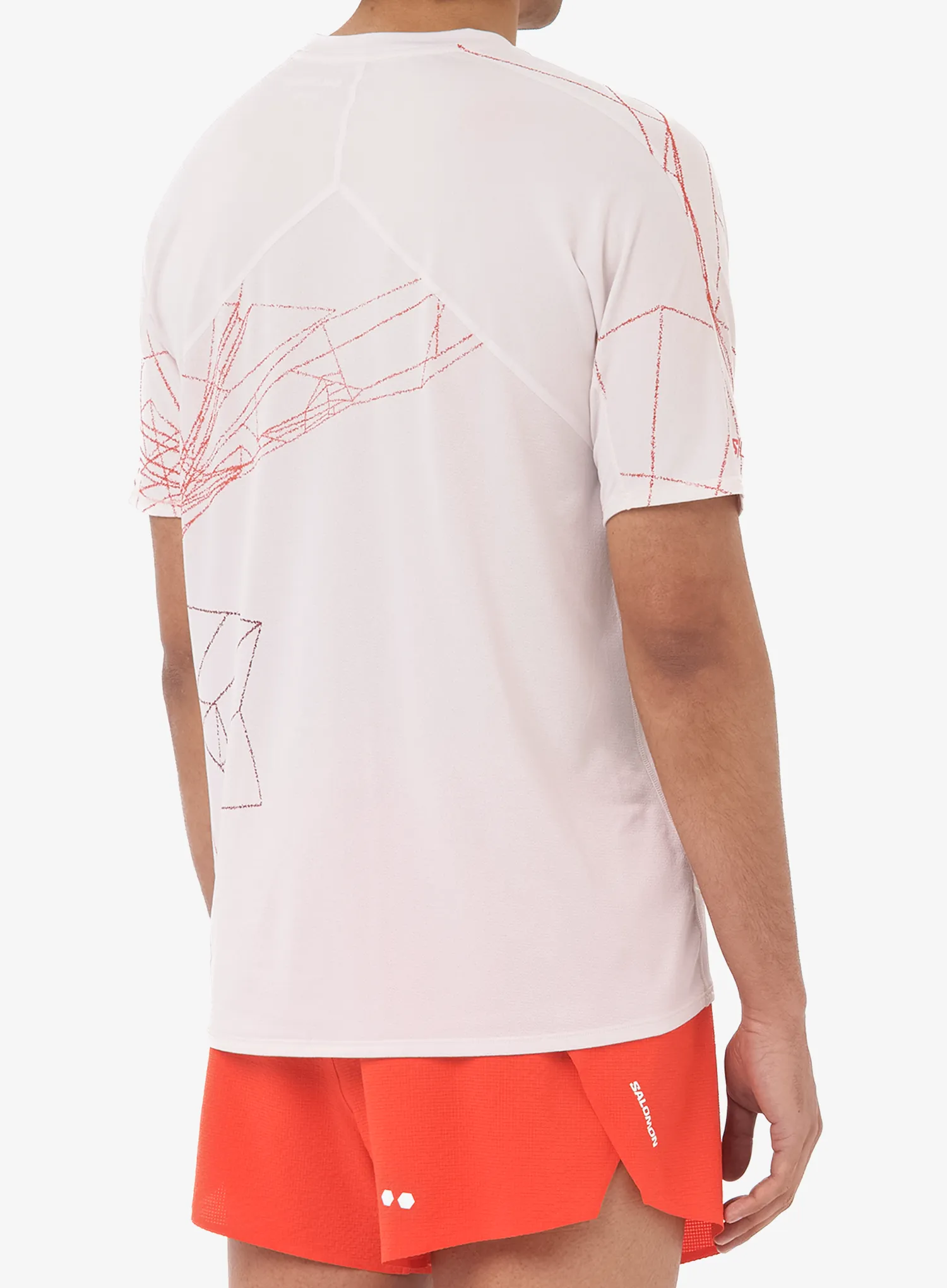 Majica za trčanje Salomon S/Lab Speed Tee - lilac ash/fiery red
