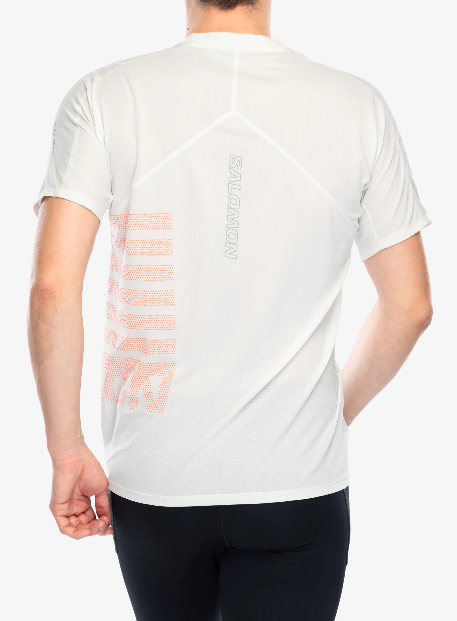 Majica za trčanje Salomon Sense Aero S/S Tee GFX - icicle
