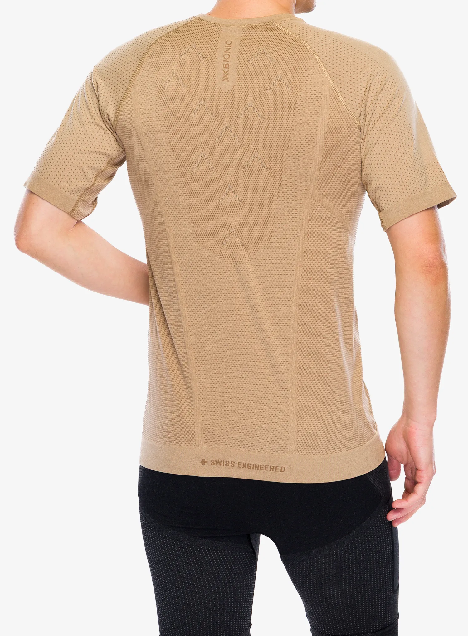 Majica za trčanje X-bionic Xceed Run Shirt S/S - sand/dark sand