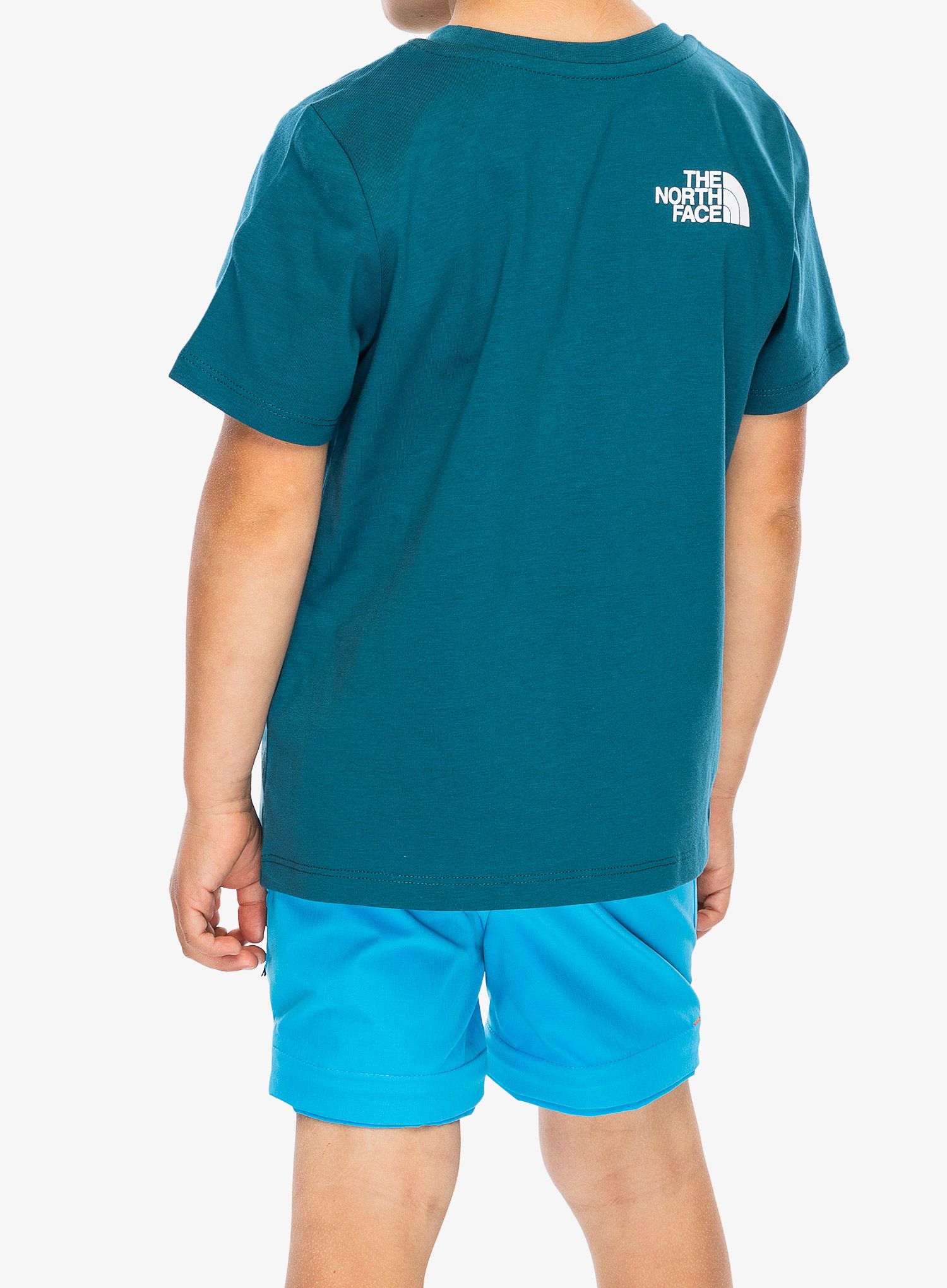 Dječja majica The North Face S/S Outdoor Graphic Tee - blue moss/green